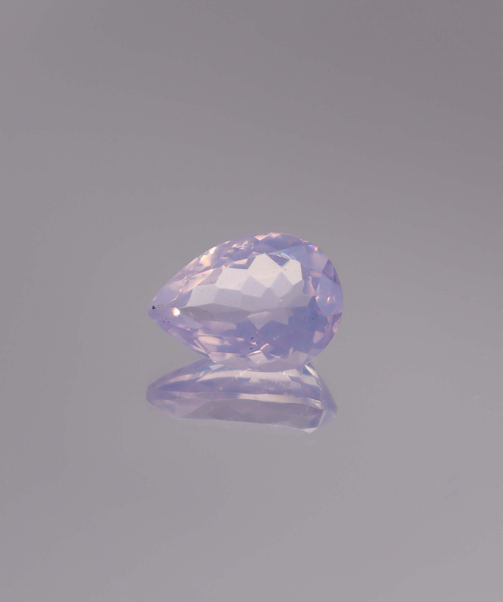 Luxury Promise 5.01ct Lavender Quartz Fantasy Pear DXBCS3271