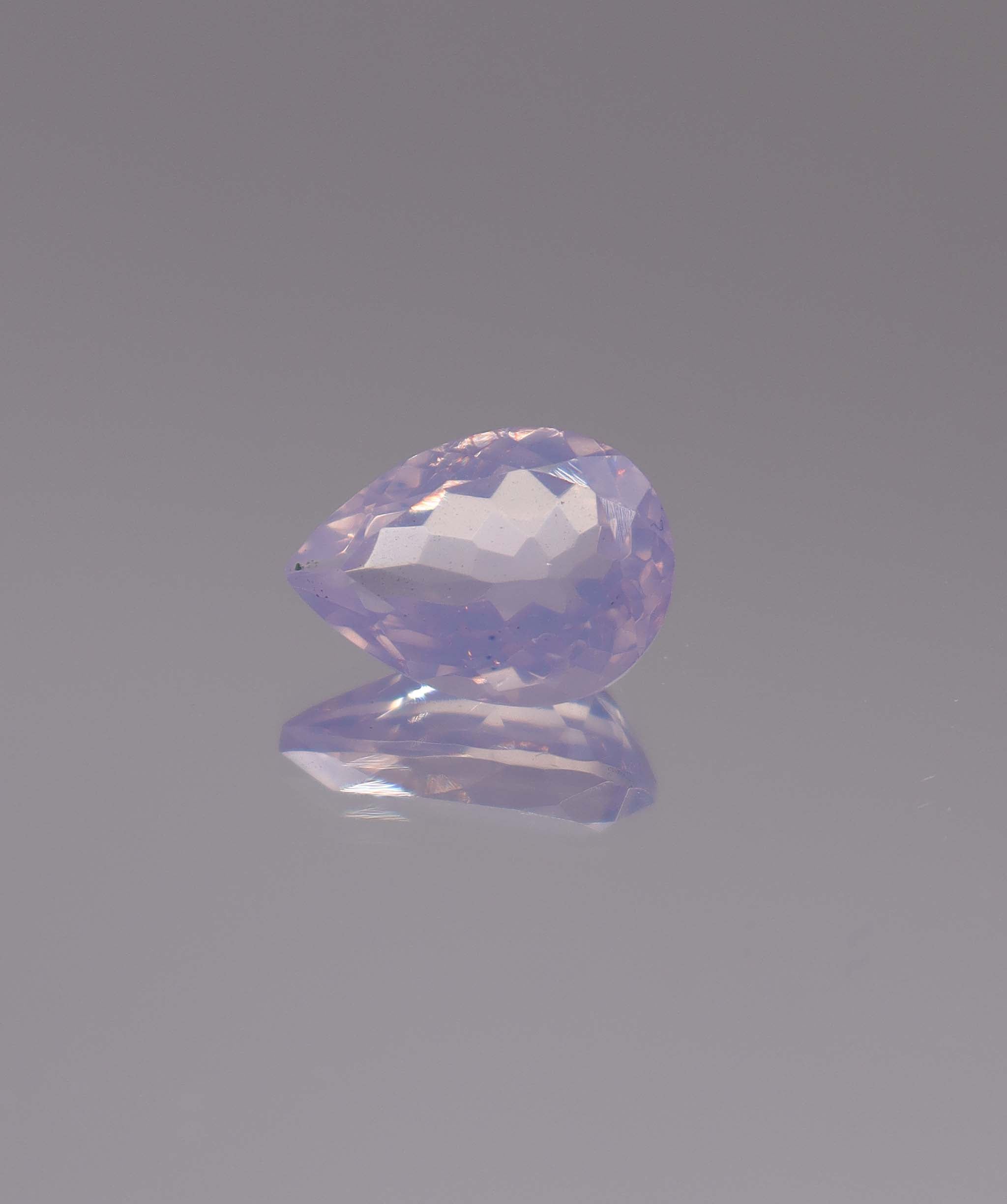 Luxury Promise 5.01ct Lavender Quartz Fantasy Pear DXBCS3271
