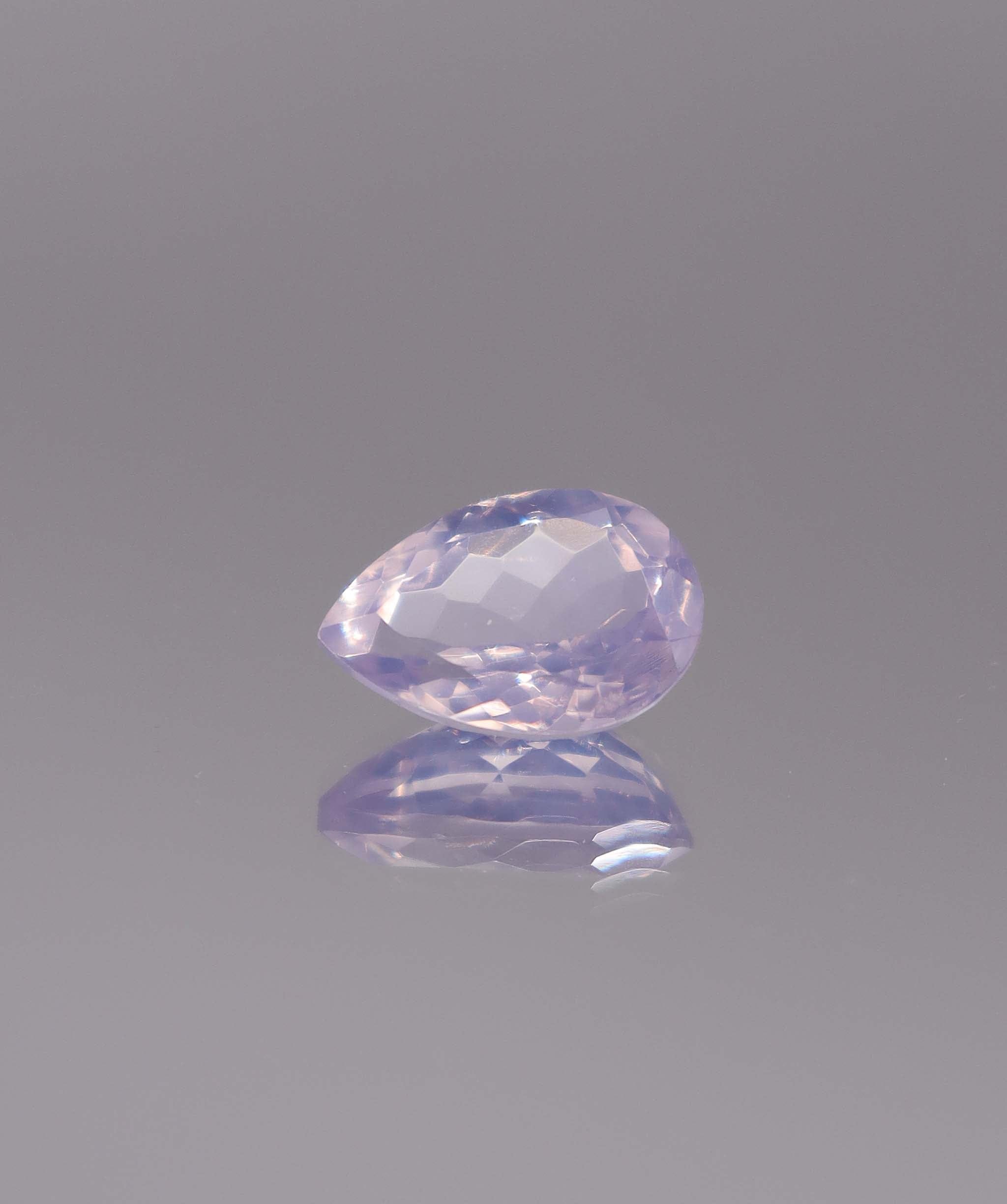 Luxury Promise 5.08ct Lavender Quartz Fantasy Pear DXBCS3268