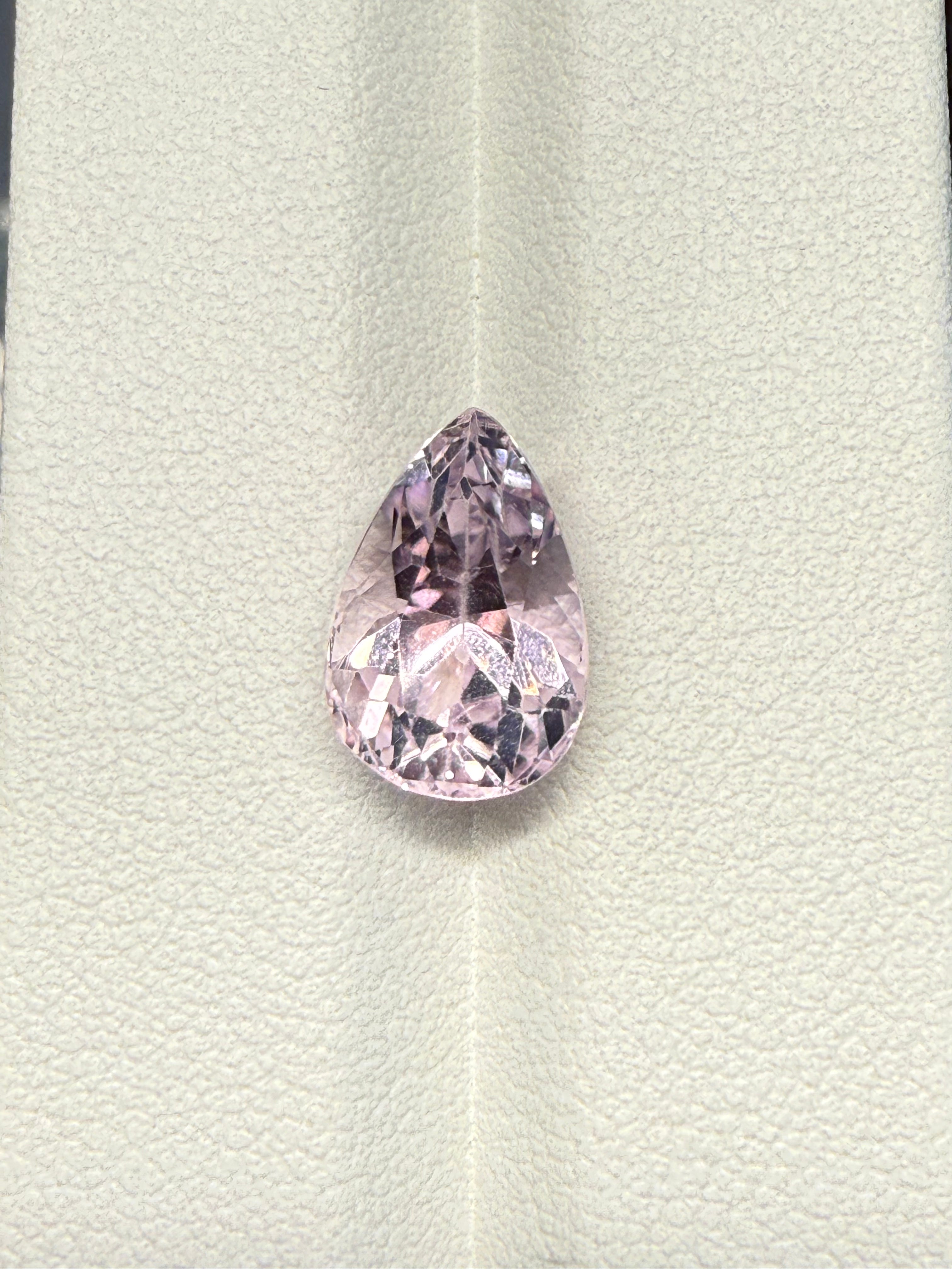 Luxury Promise 5.11ct Kunzite Pear DXBCS0103