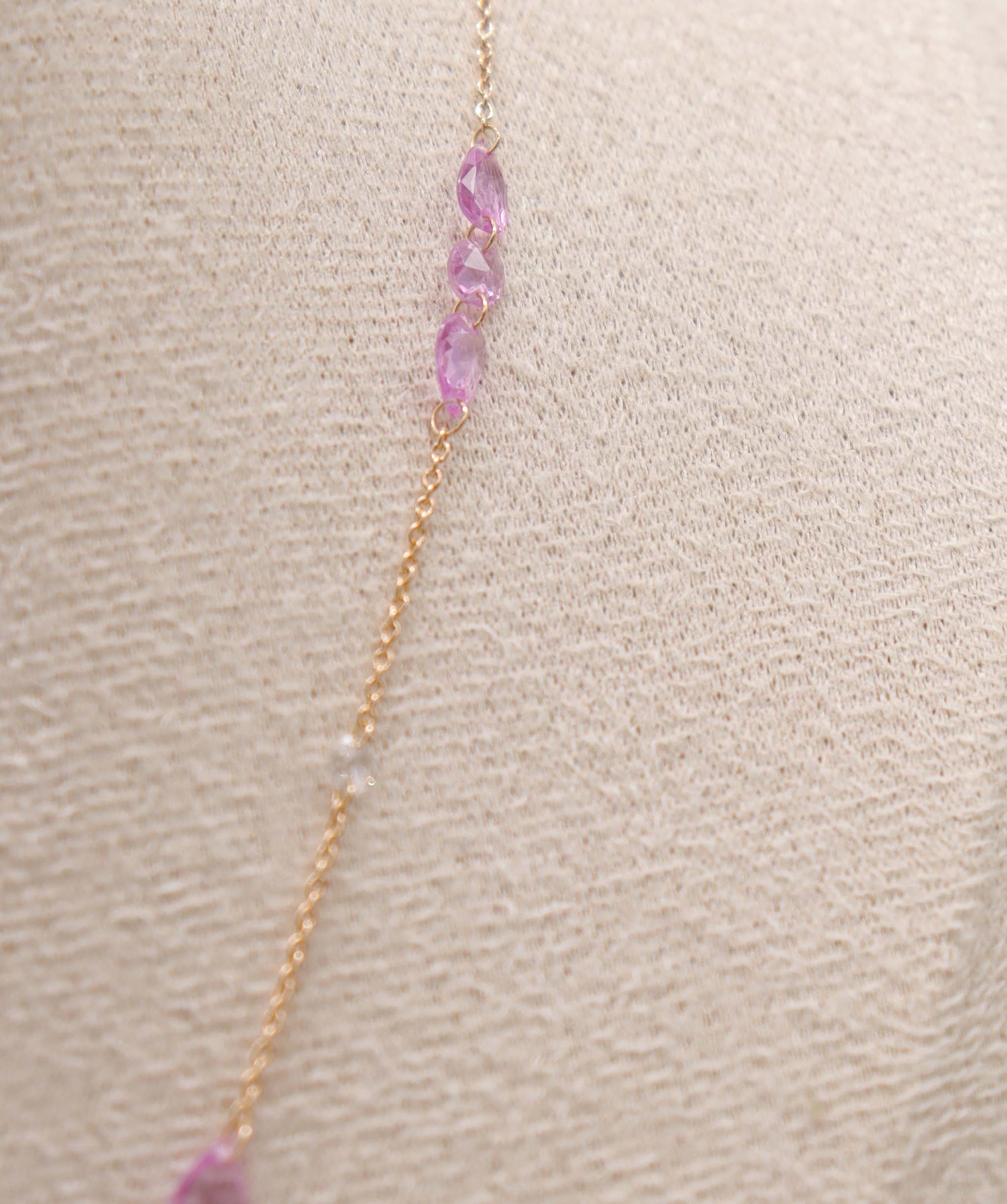 Luxury Promise 5.23ct WHITE ROSECUT PINK SAPPHIRE RSS 3D (H)