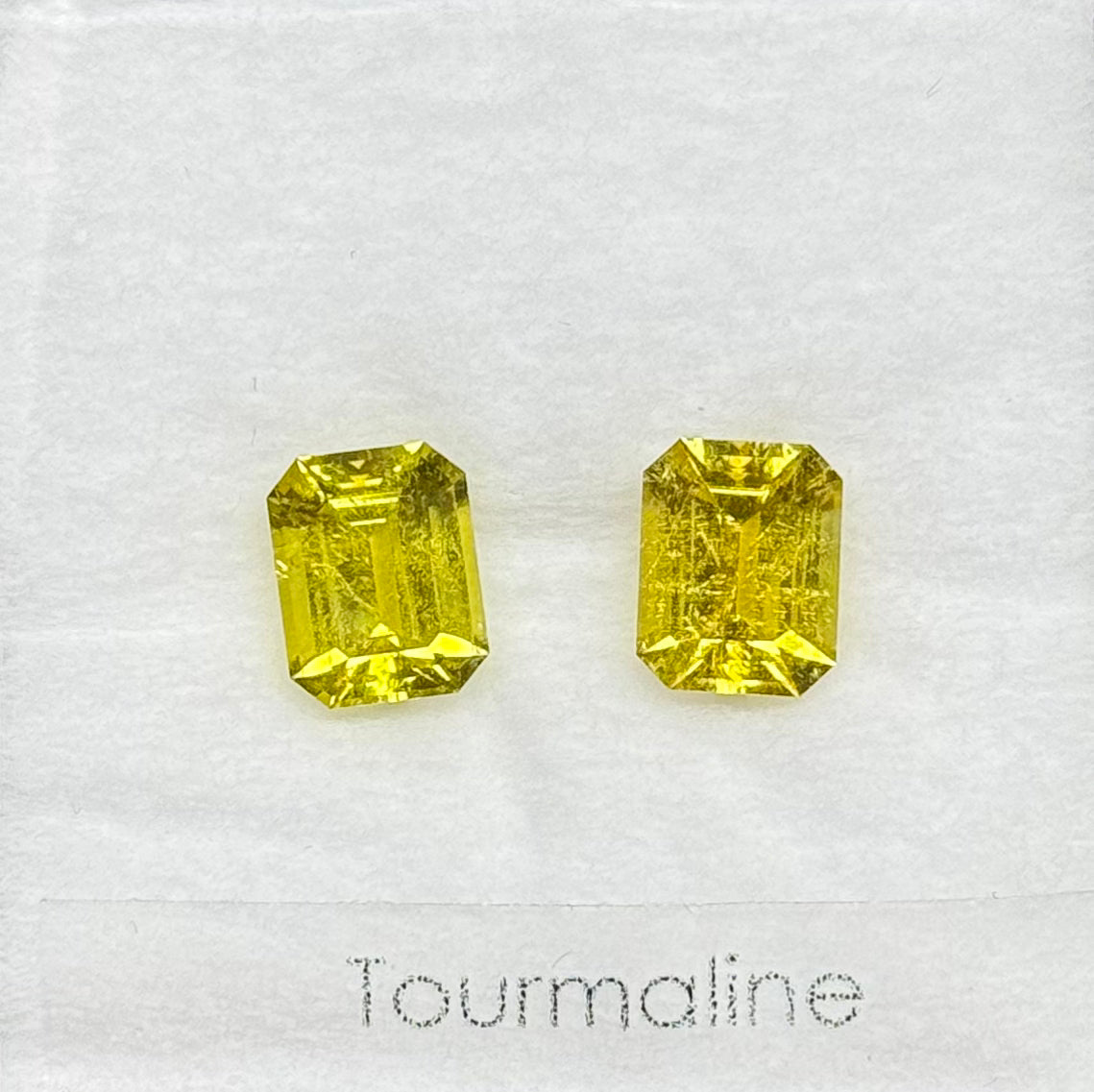 Luxury Promise 5.43ct Mozambique Tourmaline pair D02012