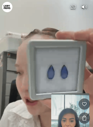Luxury Promise 5.50ct tanzanite pair DXBCS4715
