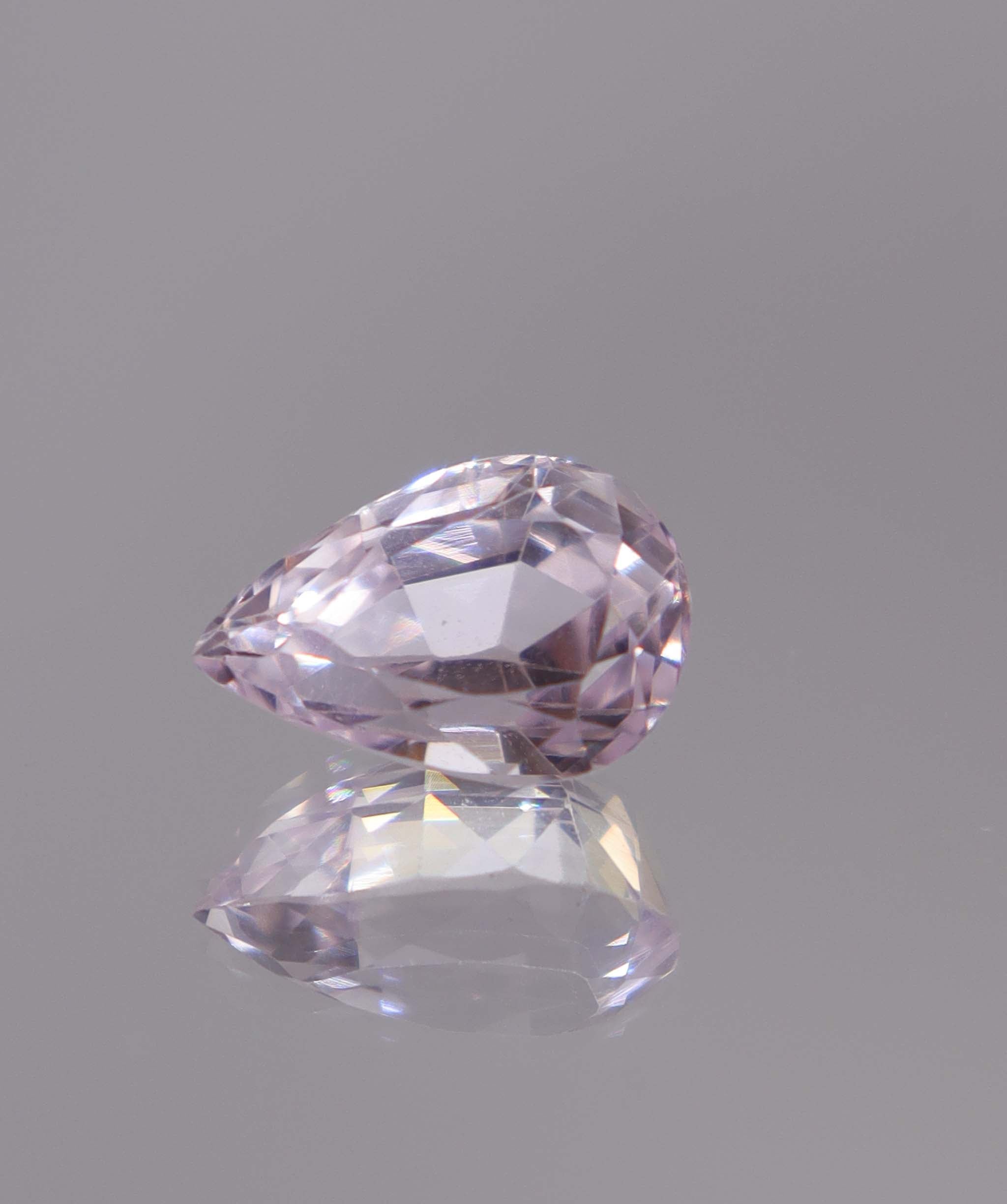 Luxury Promise 5.63ct Kunzite Pear DXBCS3217