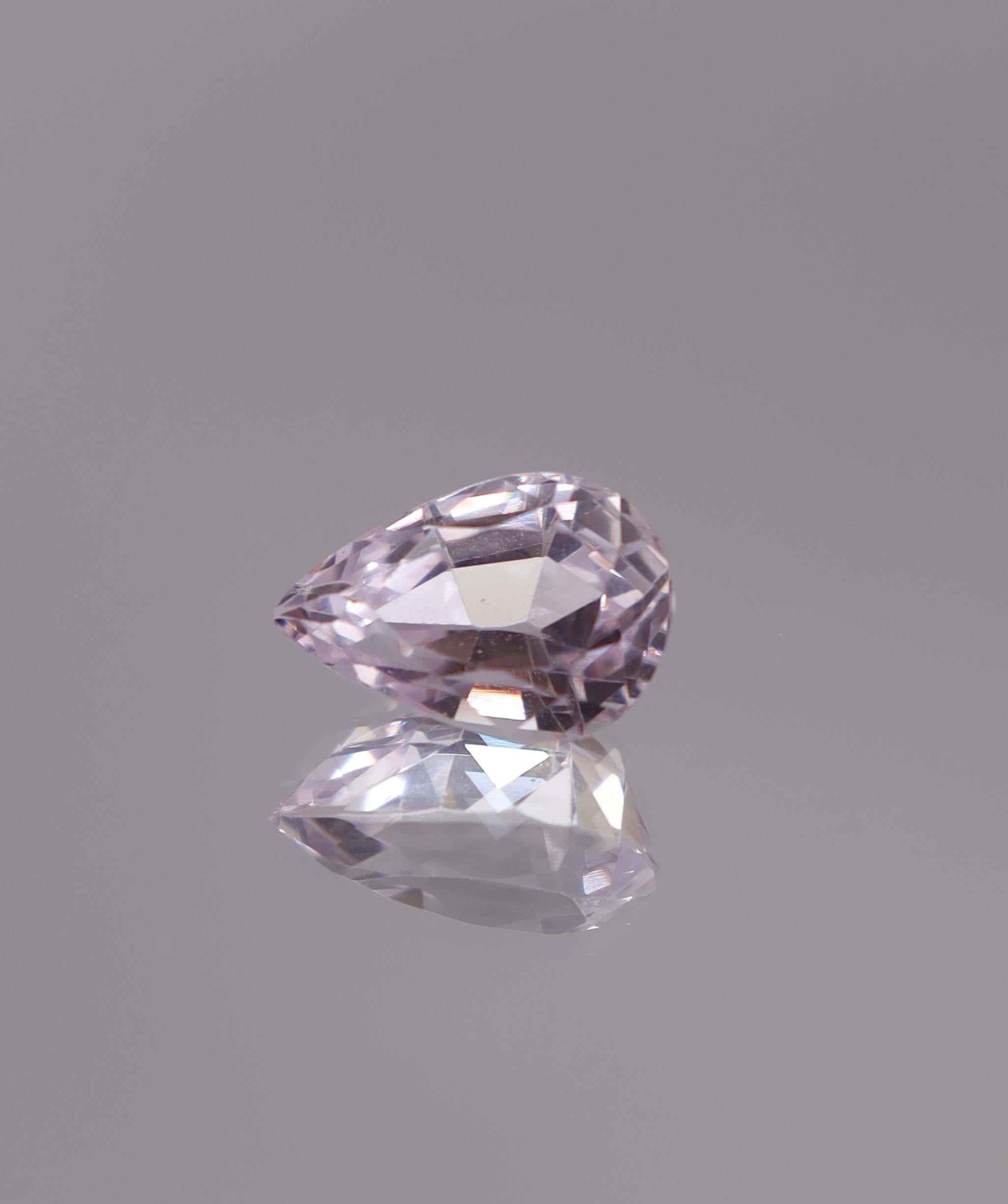 Luxury Promise 5.63ct Kunzite Pear DXBCS3217