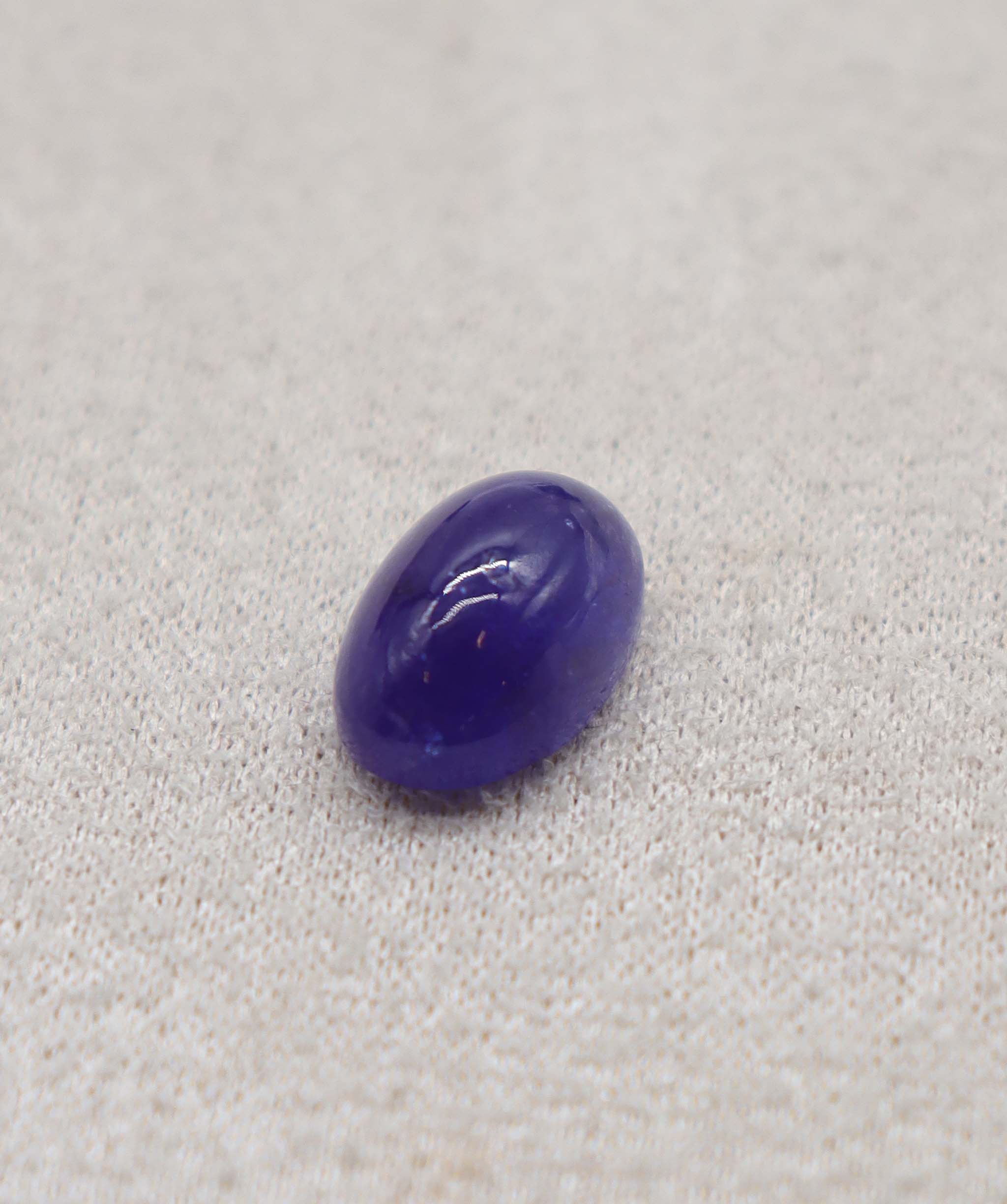 Luxury Promise 5.64ct Tanzanite Cabochon Oval DXBCS2390