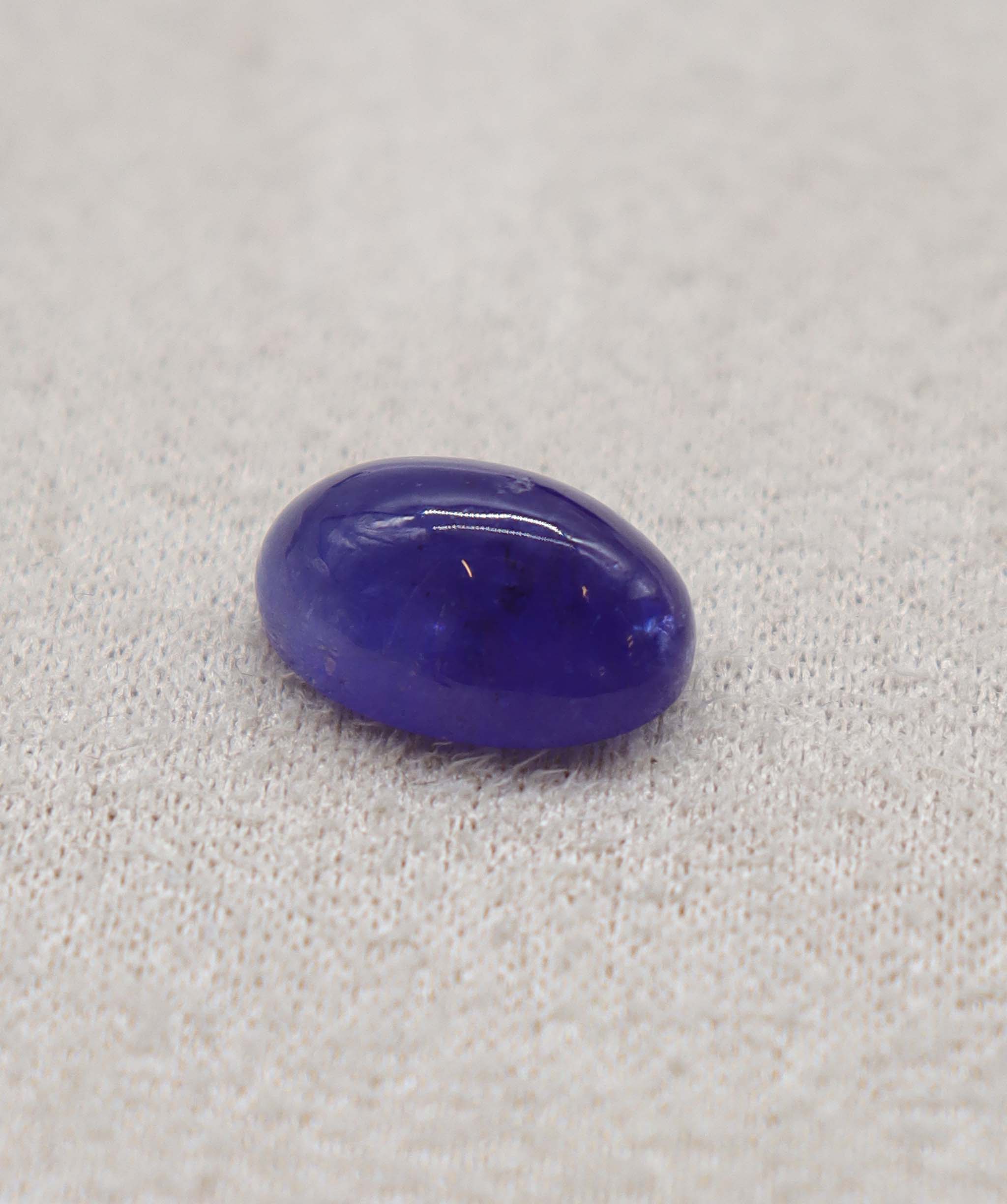 Luxury Promise 5.64ct Tanzanite Cabochon Oval DXBCS2390