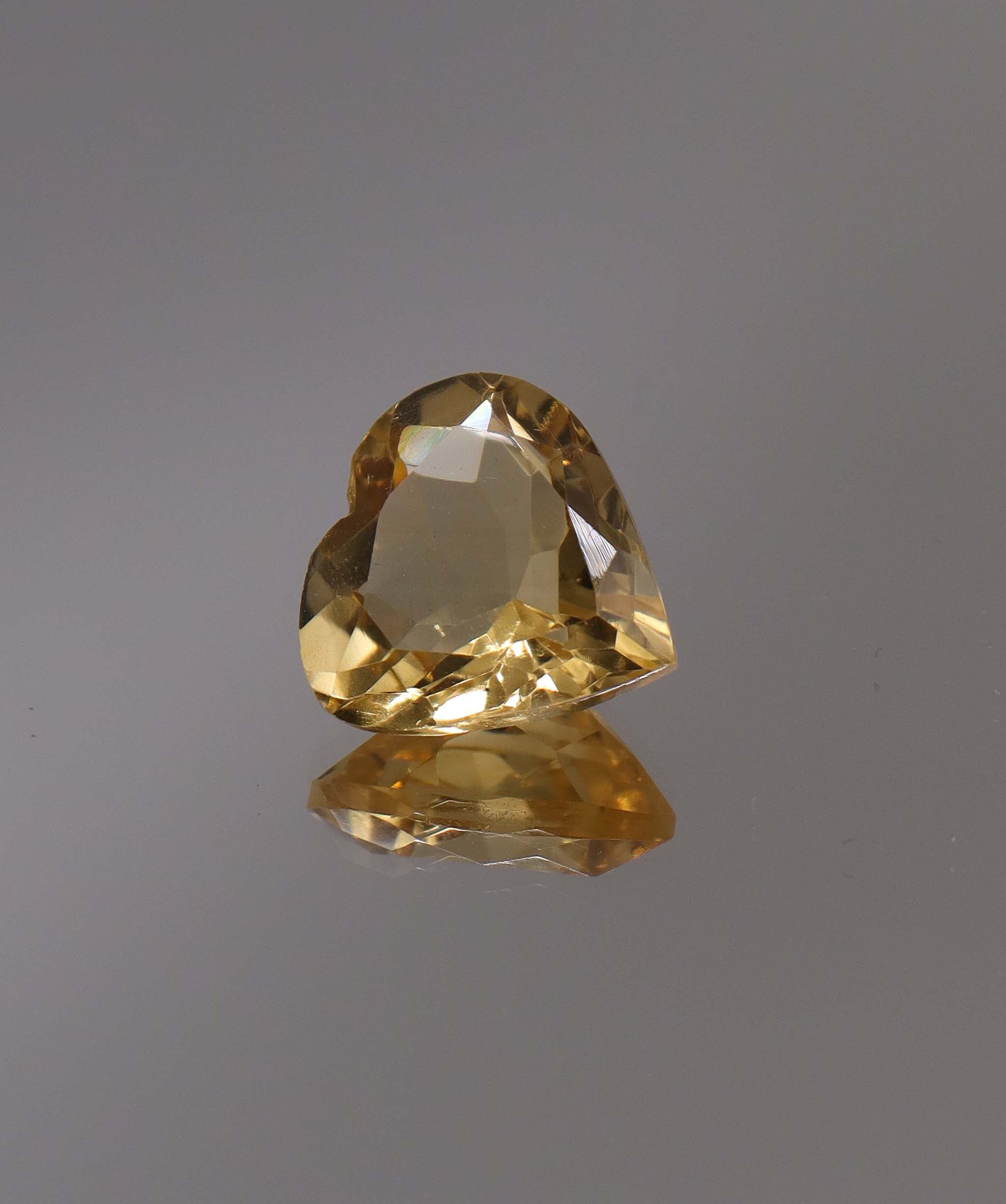 Luxury Promise 5.85ct Citrine Heart  DXBCS1271