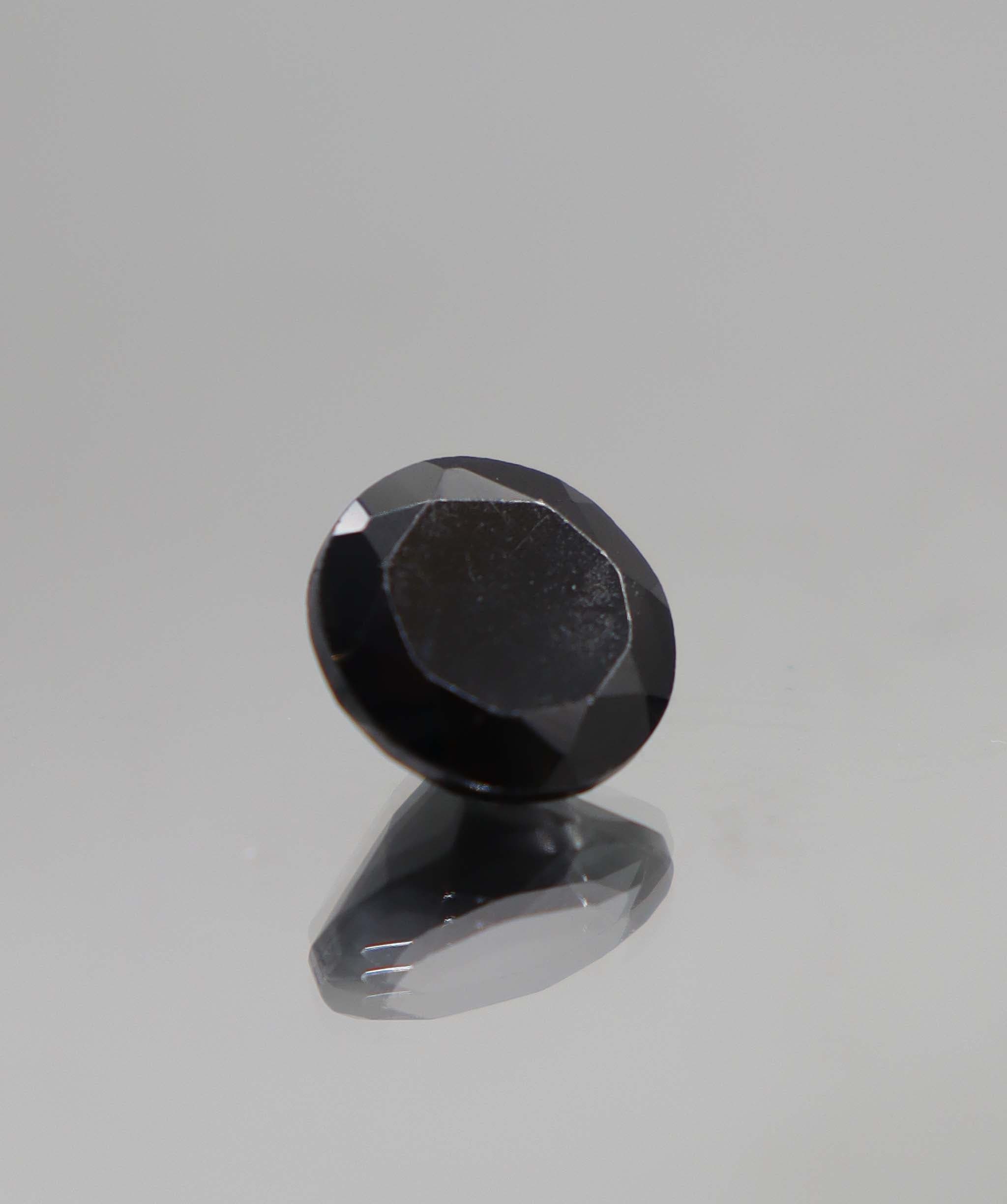 Luxury Promise 5.90ct Black Spinel Round DXBCS2363