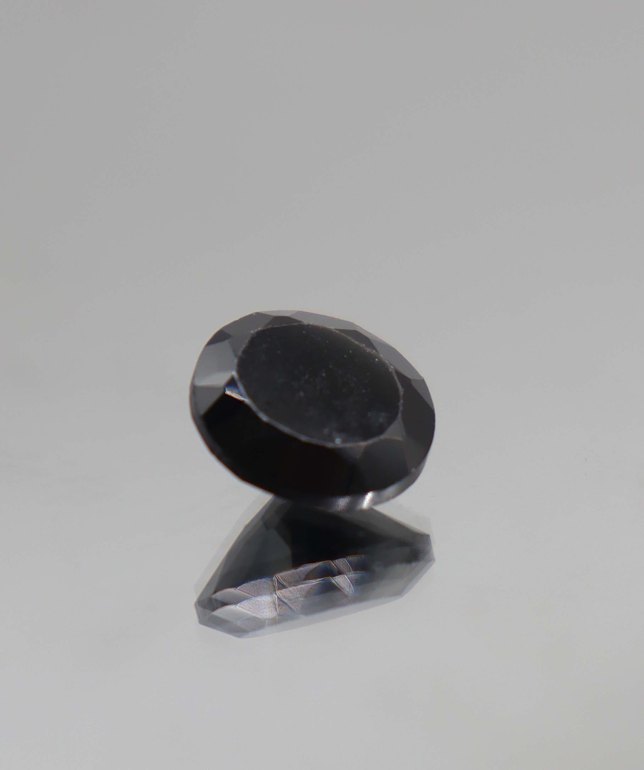 Luxury Promise 5.92ct Black Spinel Round DXBCS2364