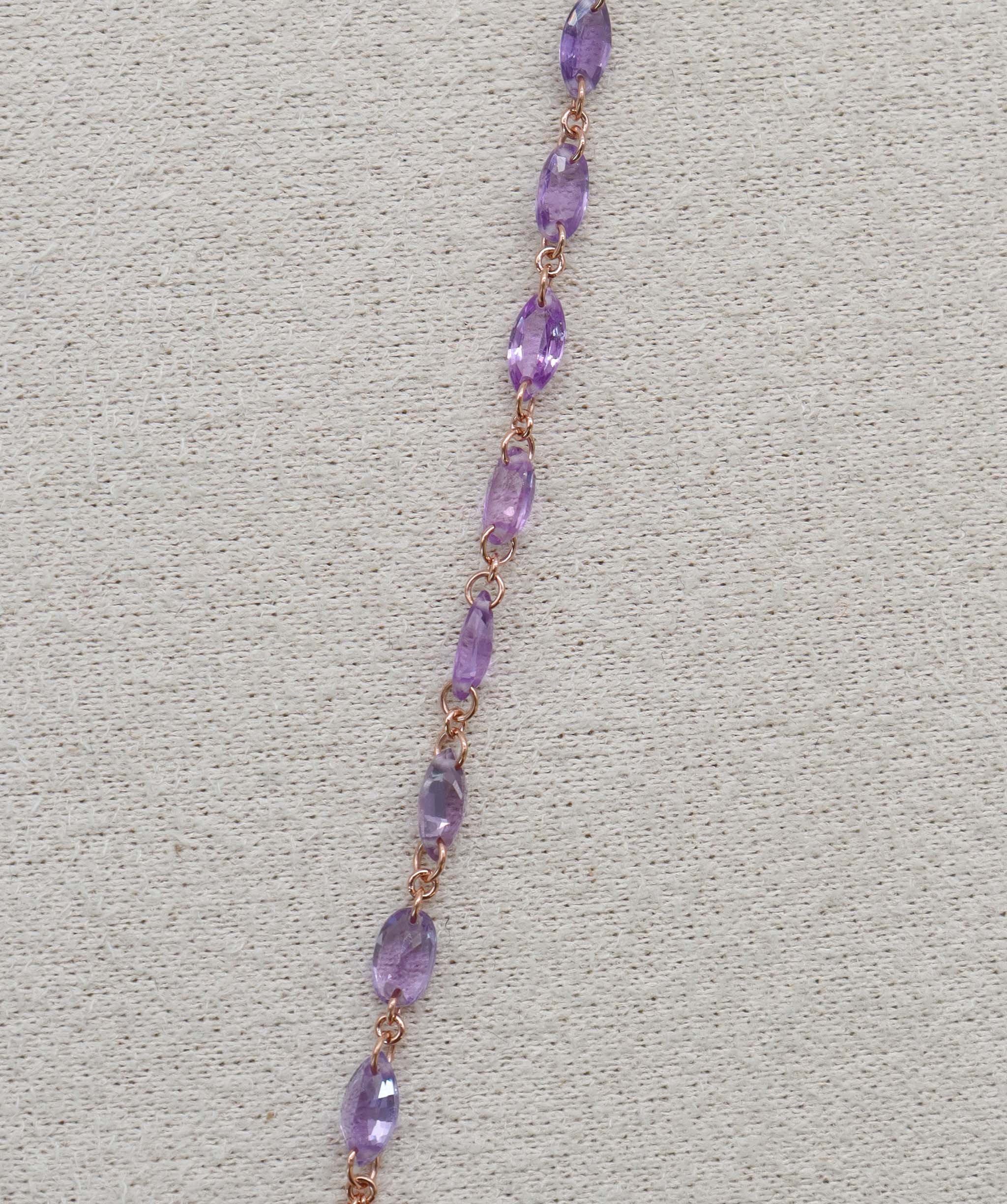Luxury Promise 6.23ct PURPLE SAPPHIRE MIX FULLCUT (H) BRACELET B3456