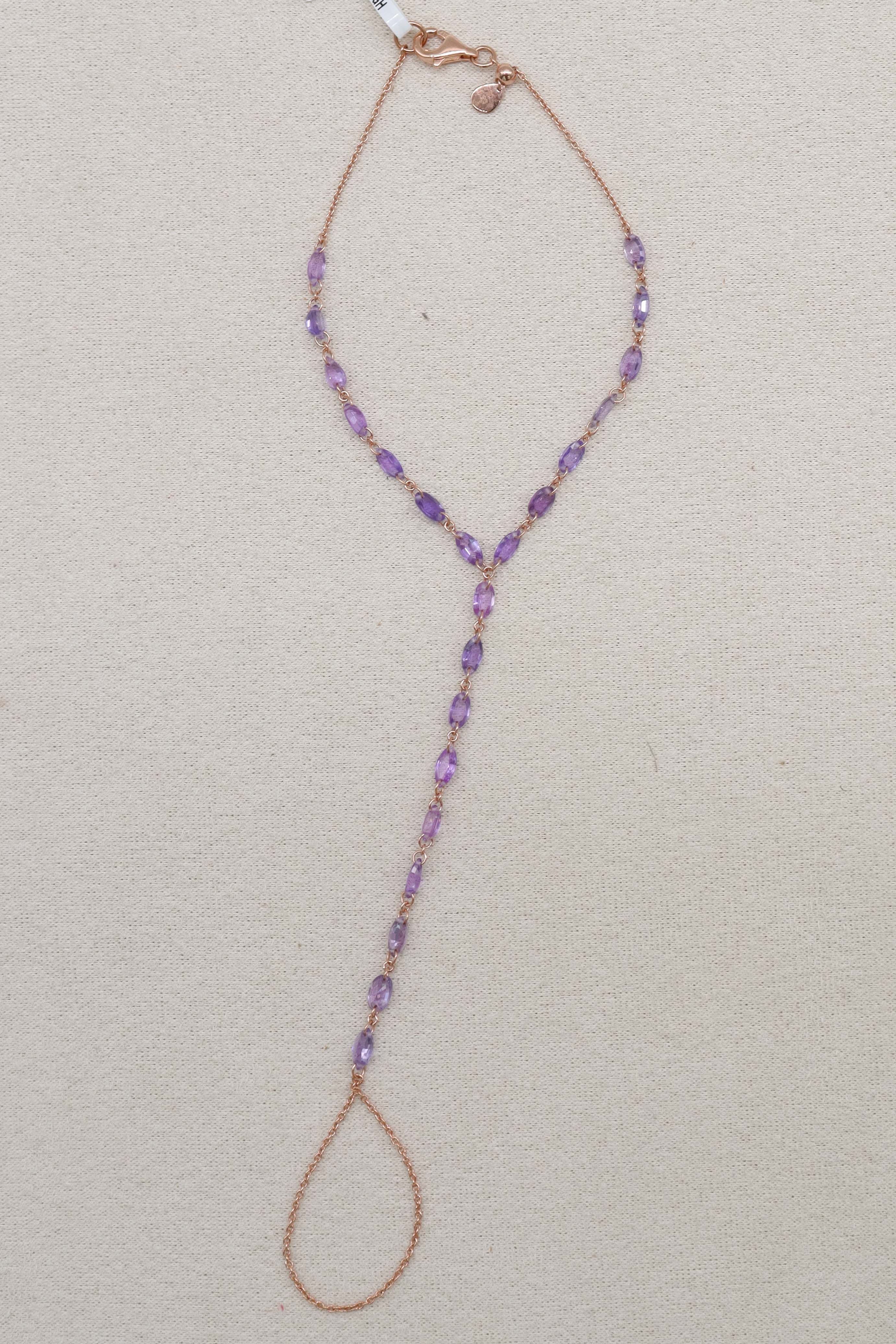 Luxury Promise 6.23ct PURPLE SAPPHIRE MIX FULLCUT (H) BRACELET B3456
