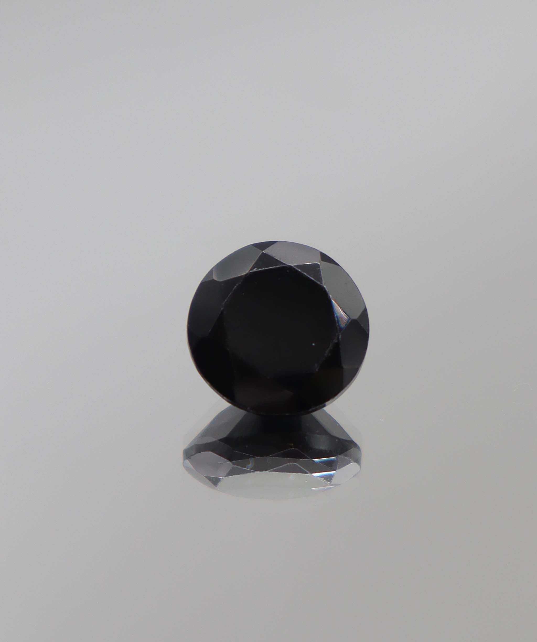 Luxury Promise 6.27ct Black Spinel Round DXBCS2368