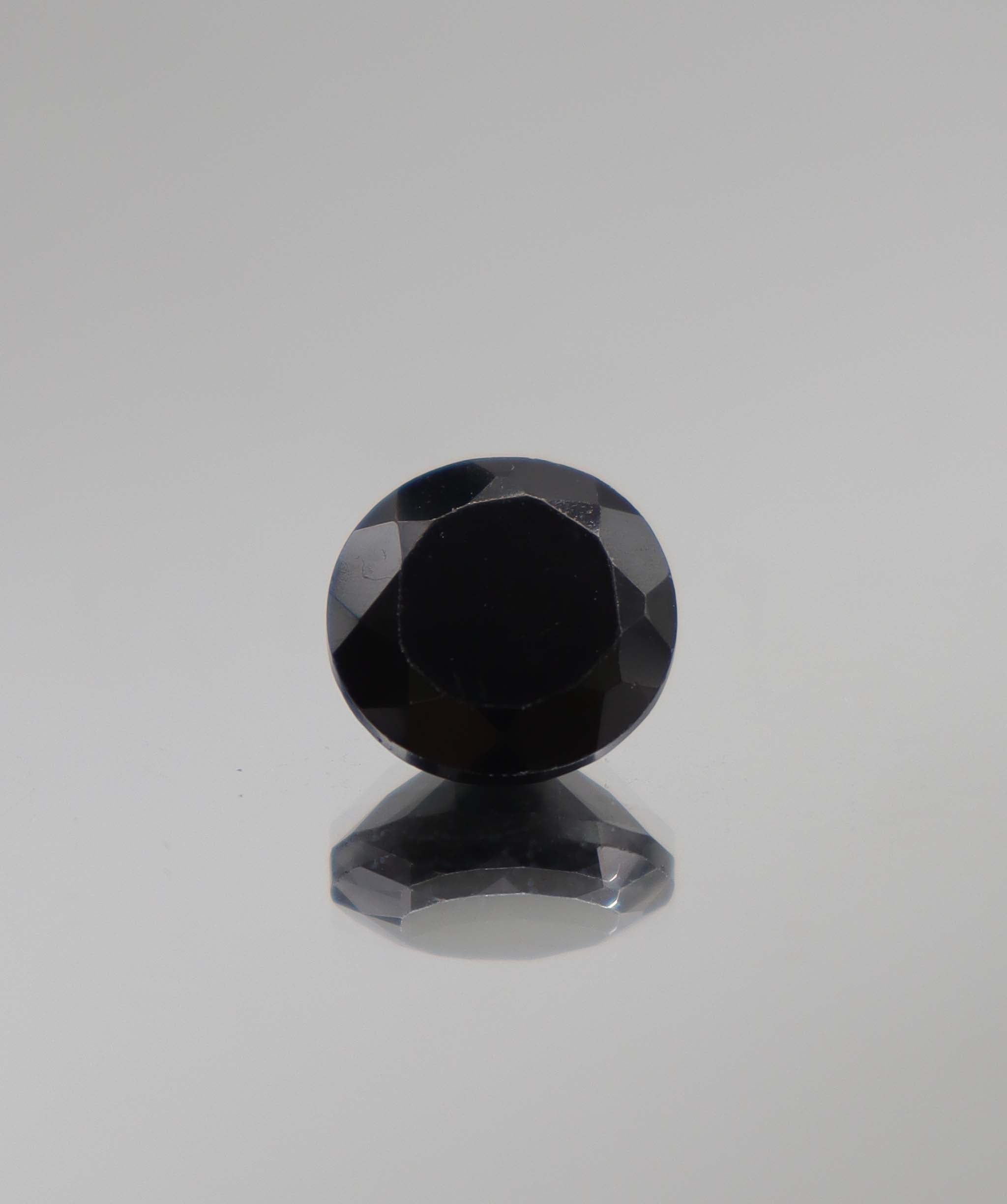 Luxury Promise 6.32ct Black Spinel Round DXBCS2370