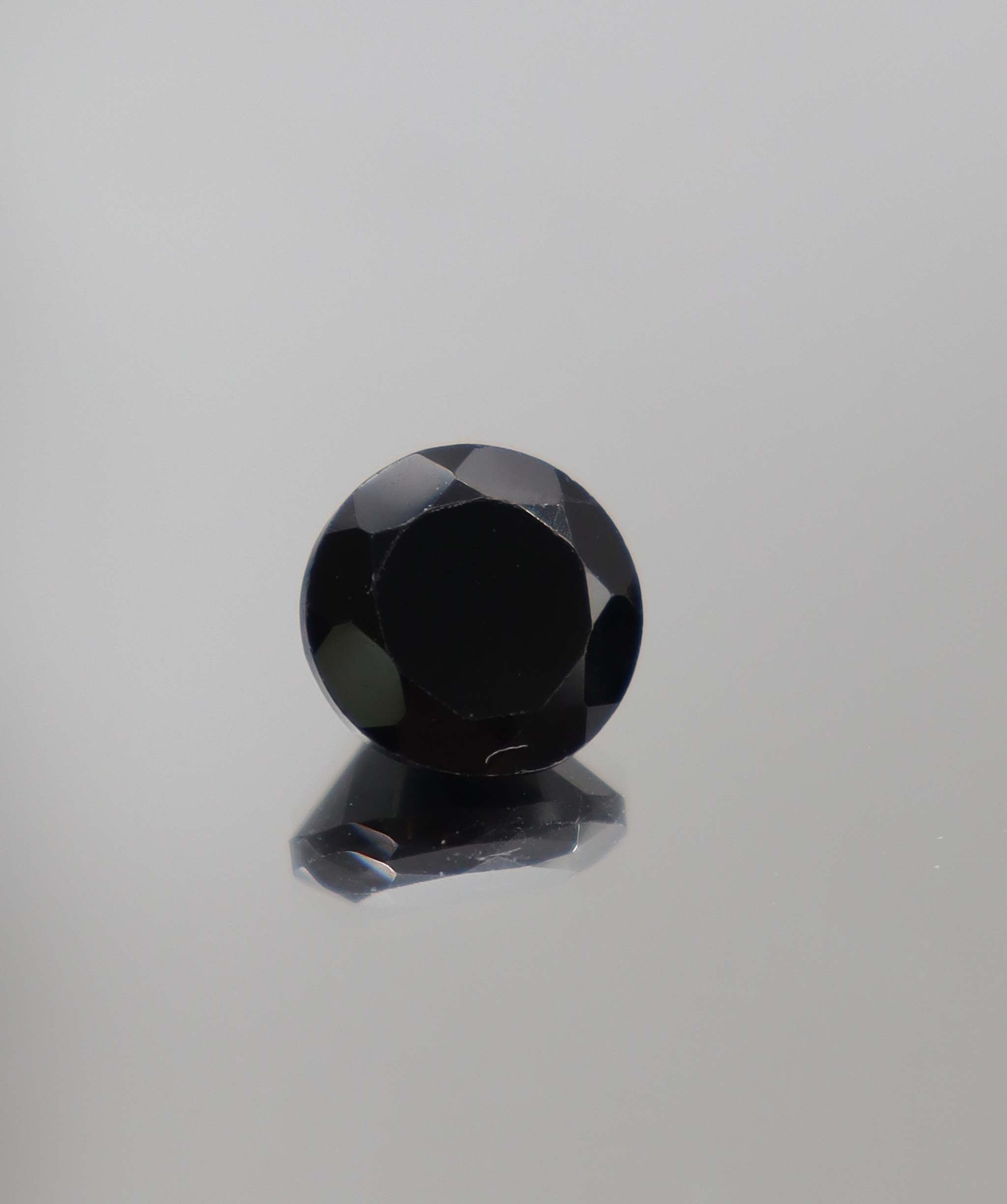 Luxury Promise 6.67ct Black Spinel Round DXBCS2372