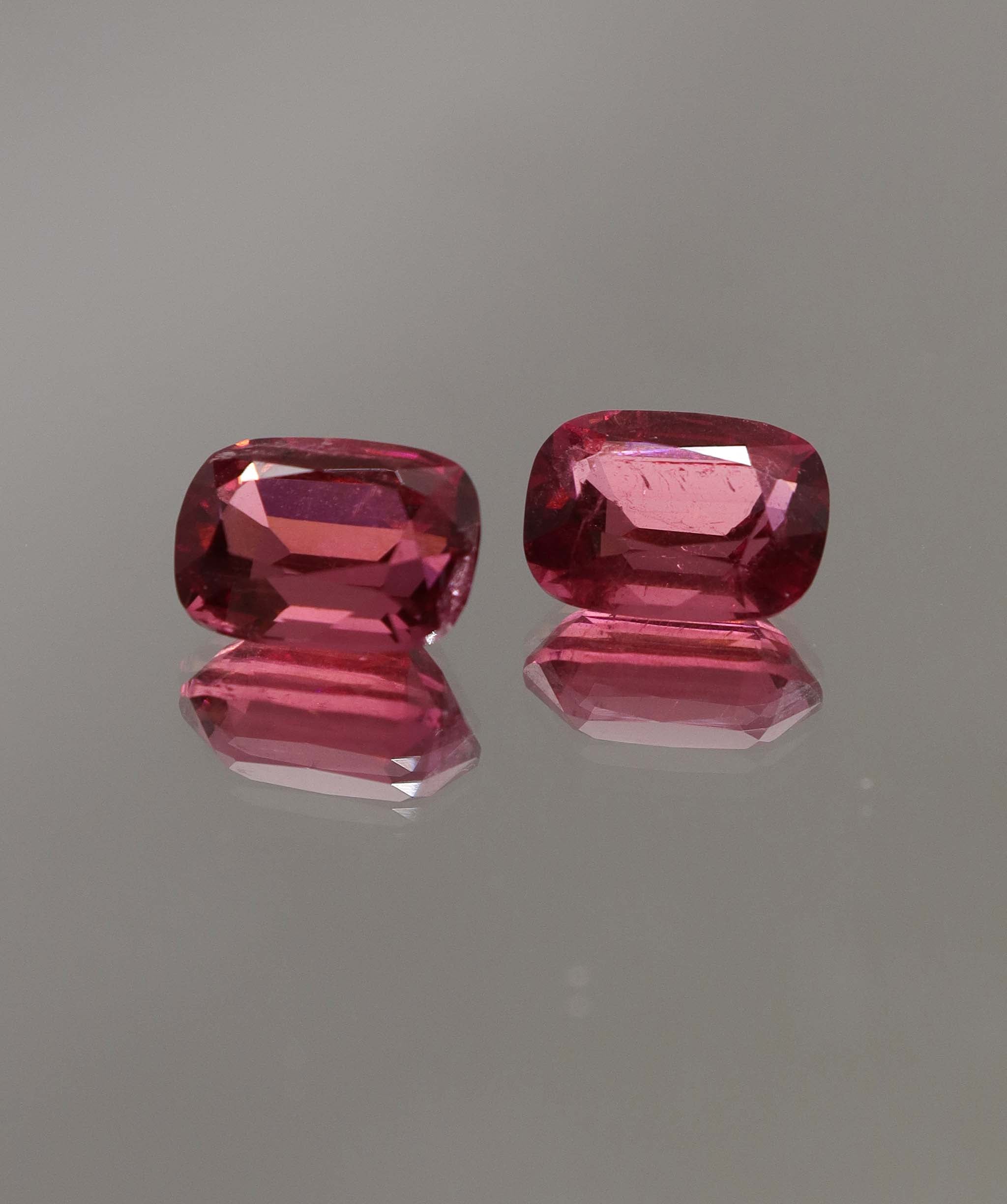 Luxury Promise 6.75ct Rubellite PAIR (Afghan) DXBCS0998