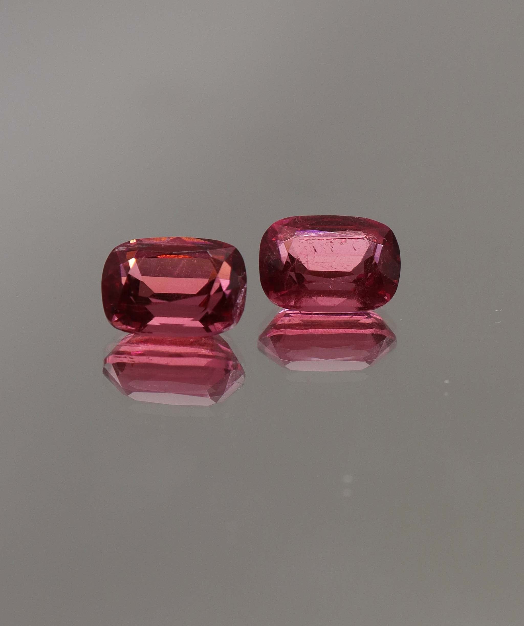 Luxury Promise 6.75ct Rubellite PAIR (Afghan) DXBCS0998