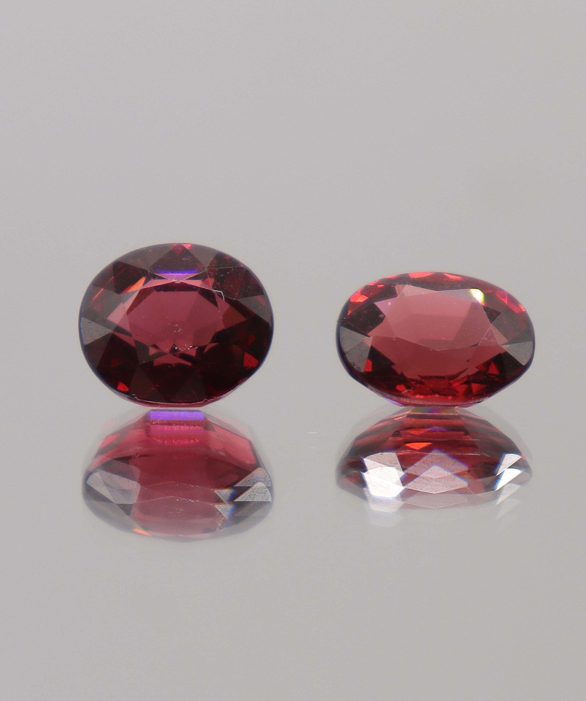 Luxury Promise 6.85ct  Rhodolite PAIR DXBCS0385