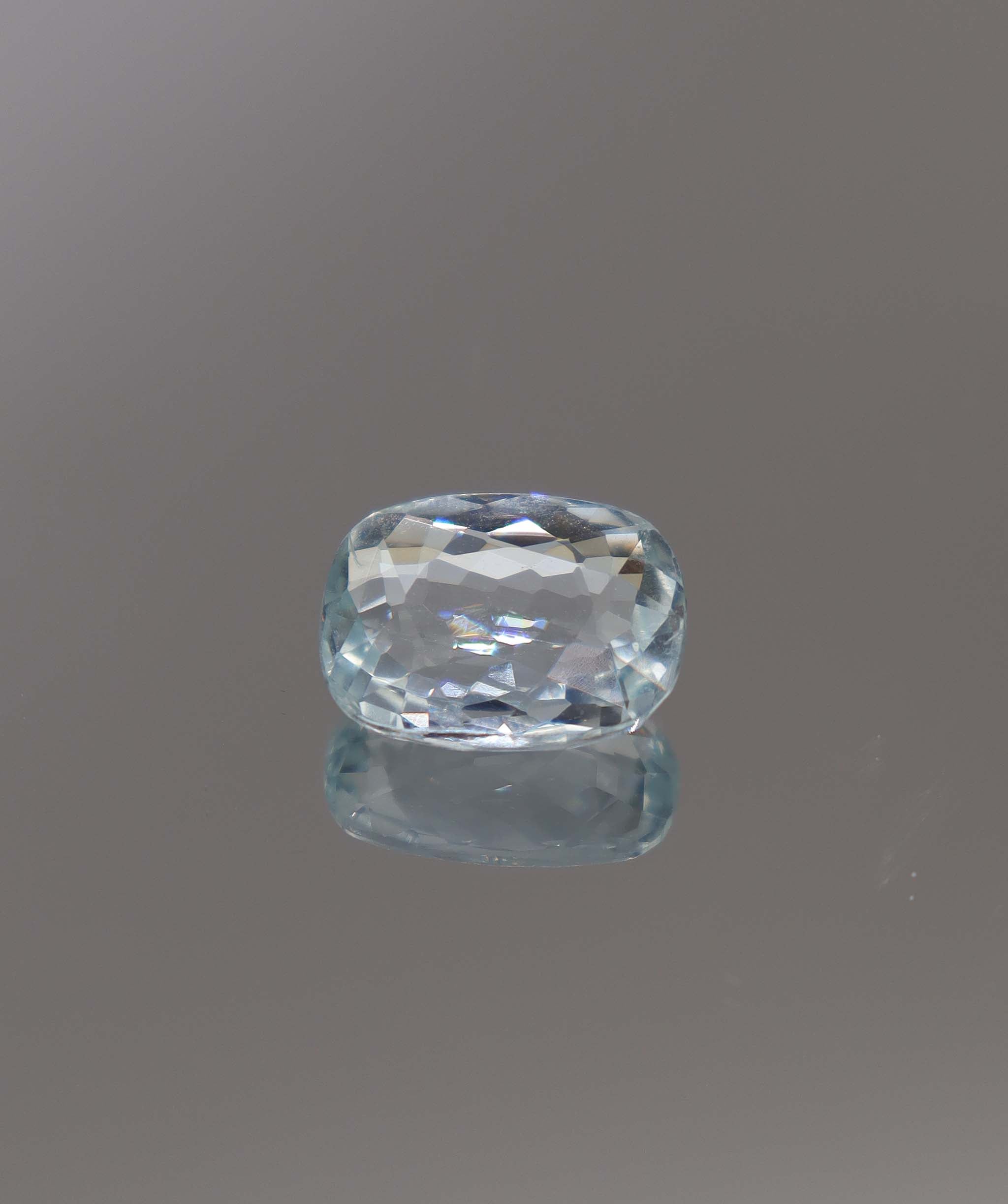 Luxury Promise 7.02ct Aquamarine Portrait Cushion DXBCS0075