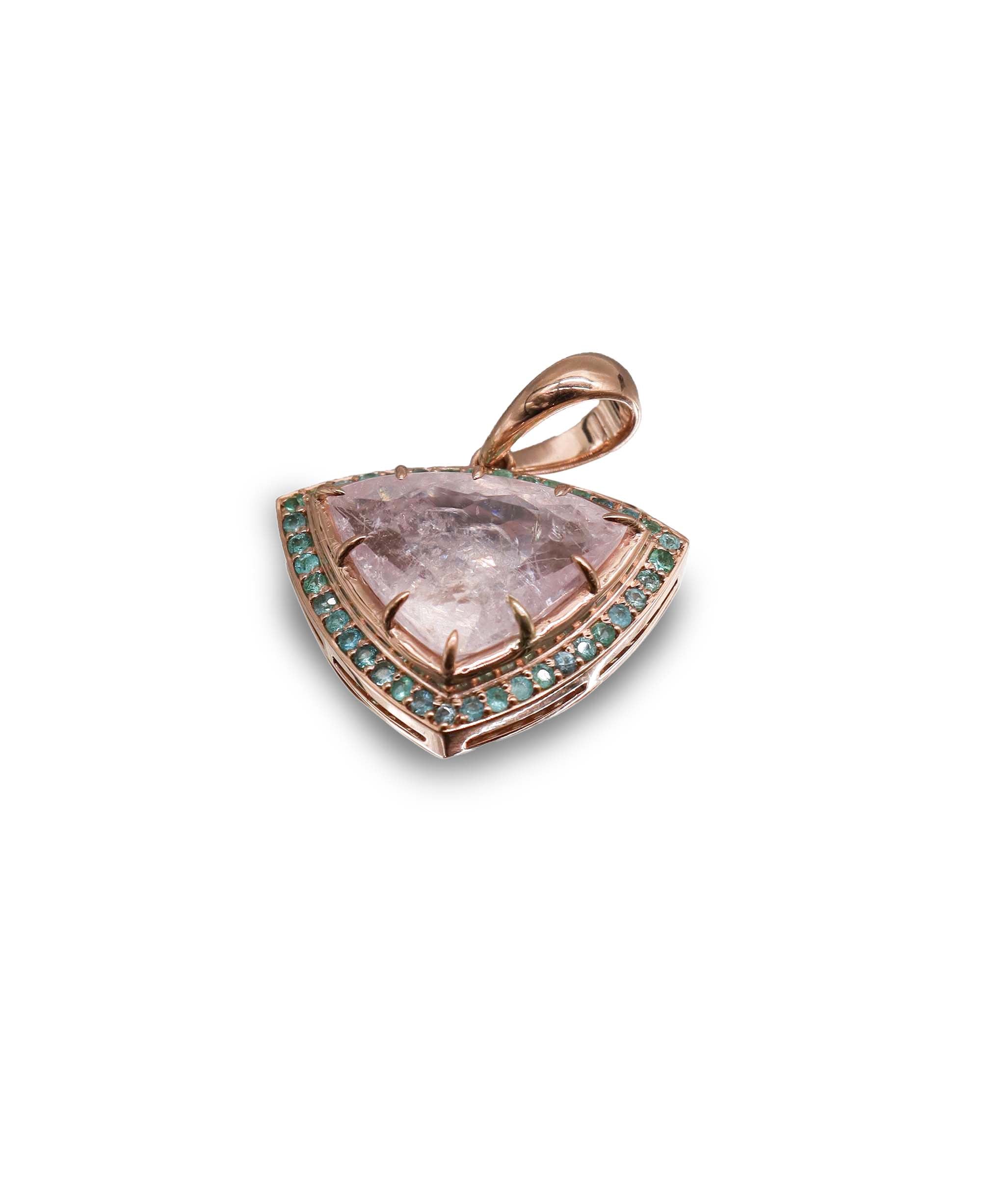 Luxury Promise 7.08ct Paraiba Pendant RG DXBS5666