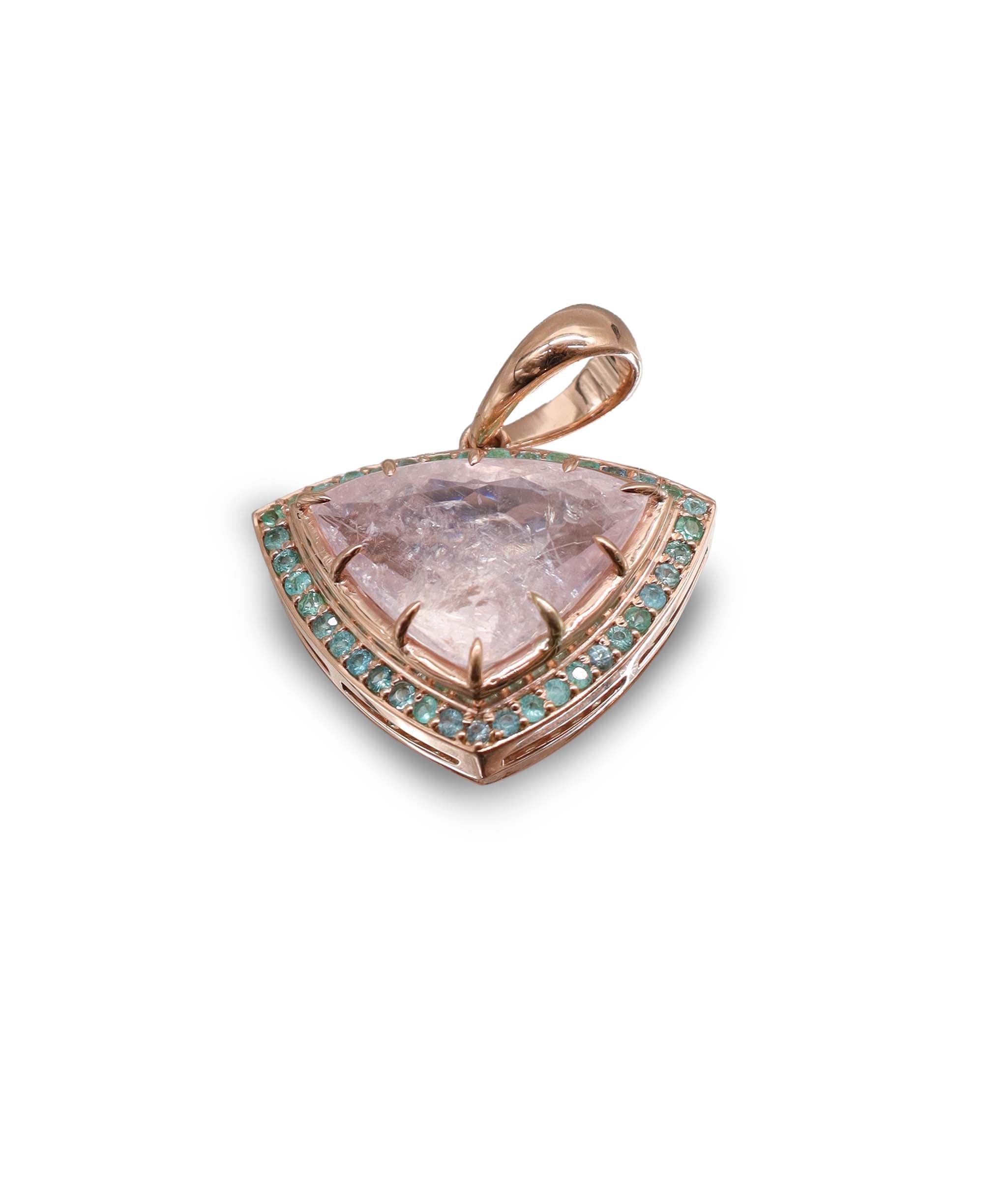 Luxury Promise 7.08ct Paraiba Pendant RG DXBS5666