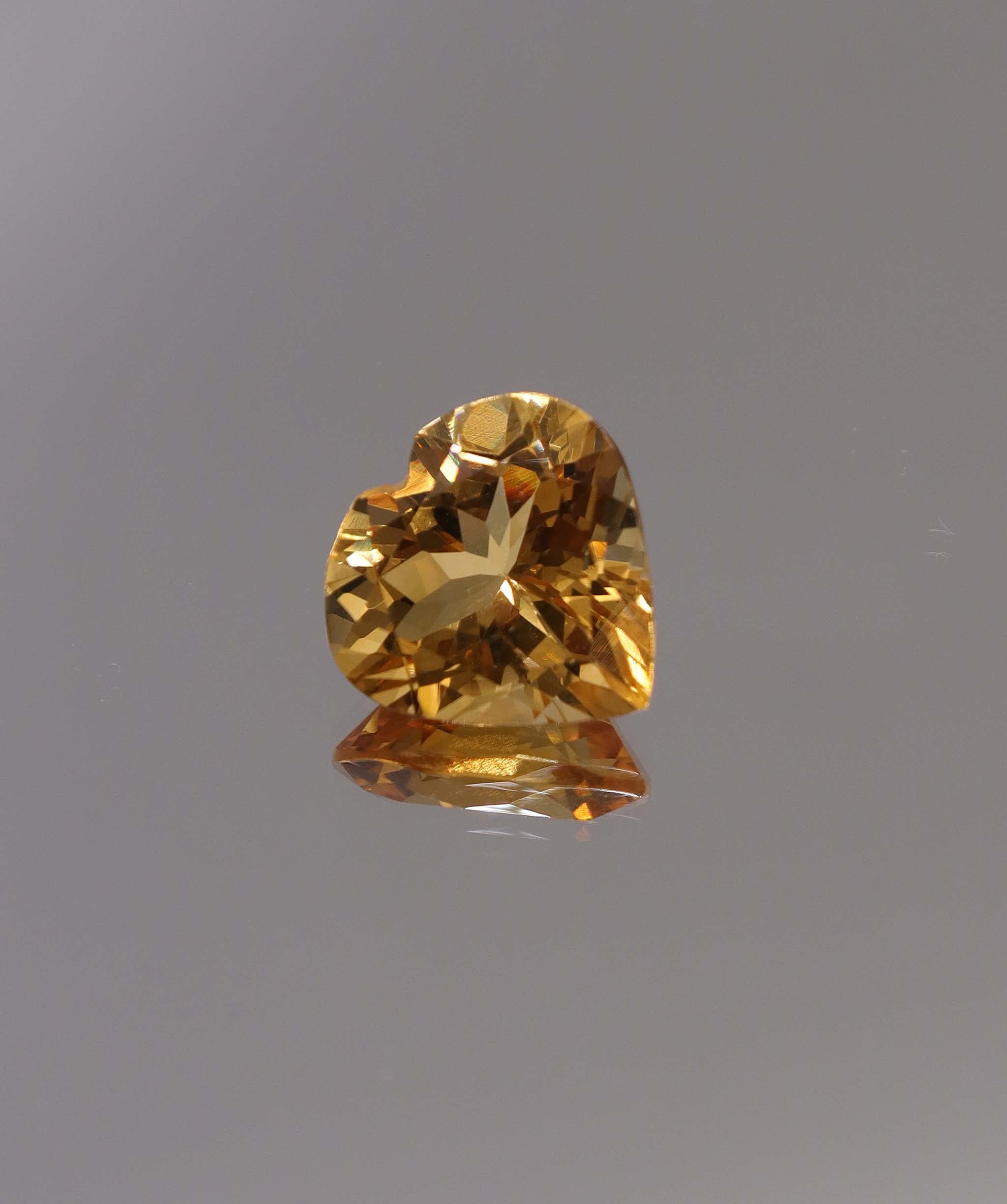 Luxury Promise 7.27ct Citrine Heart DXBCS1273
