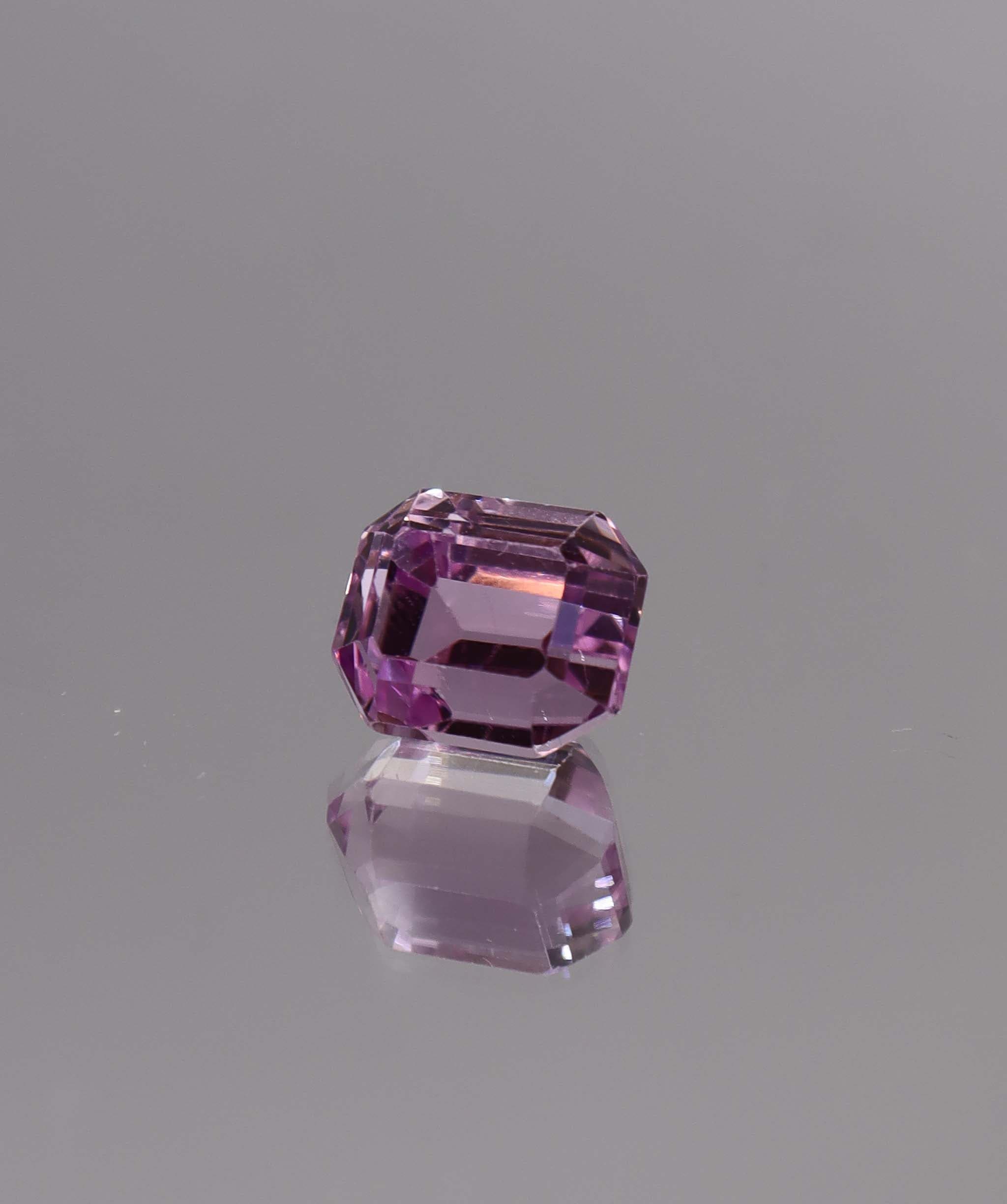 Luxury Promise 7.32ct Emerald Cut Kunzite DXBS6120