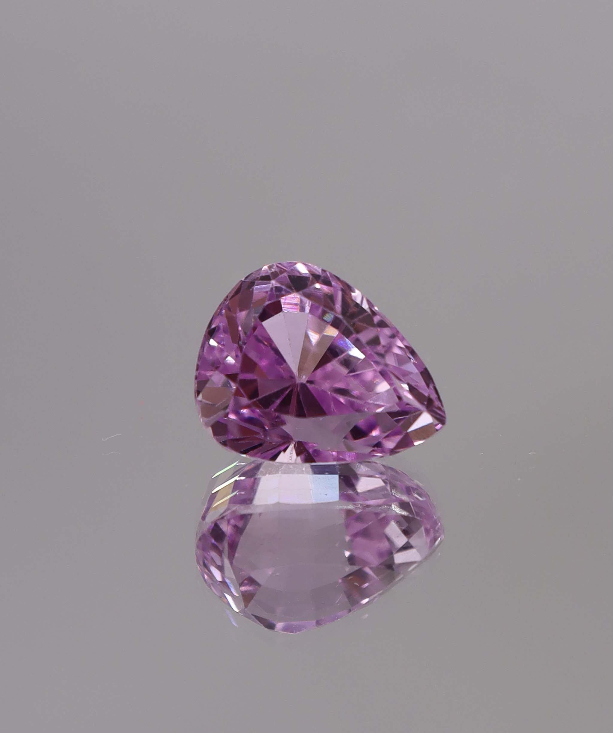 Luxury Promise 7.88ct Pear Cut Kunzite DXBS6100