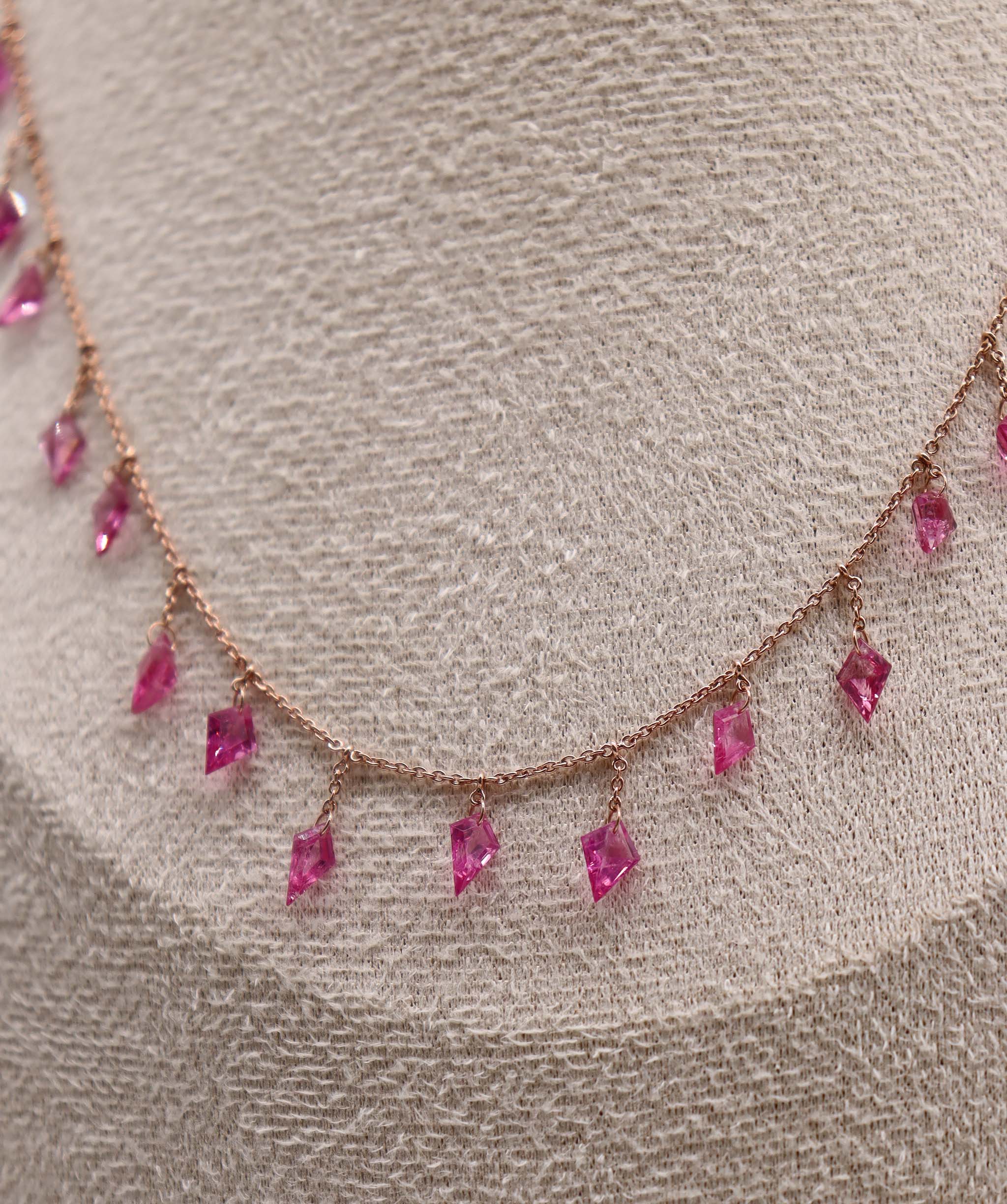 Luxury Promise 8.27CT SPINAL KITE Fullcut (NH)  NECKLACE C12398