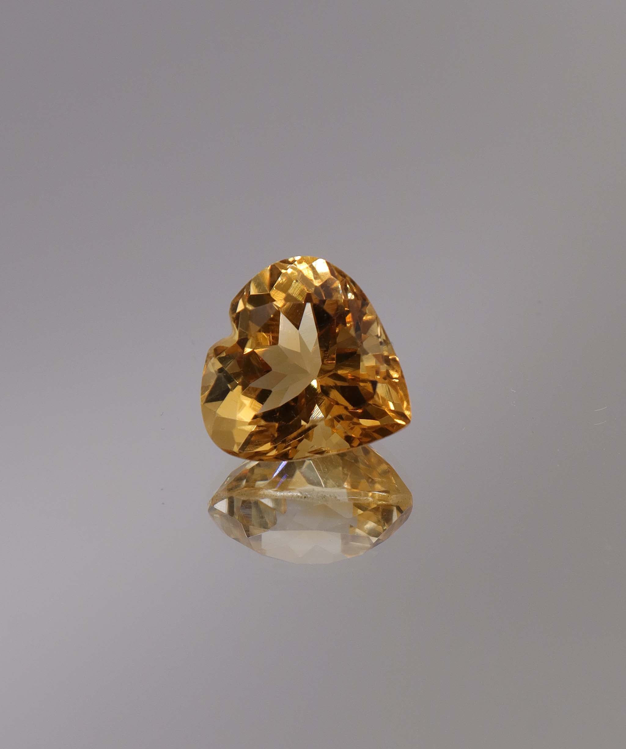 Luxury Promise 8.73ct Citrine Heart  DXBCS1272