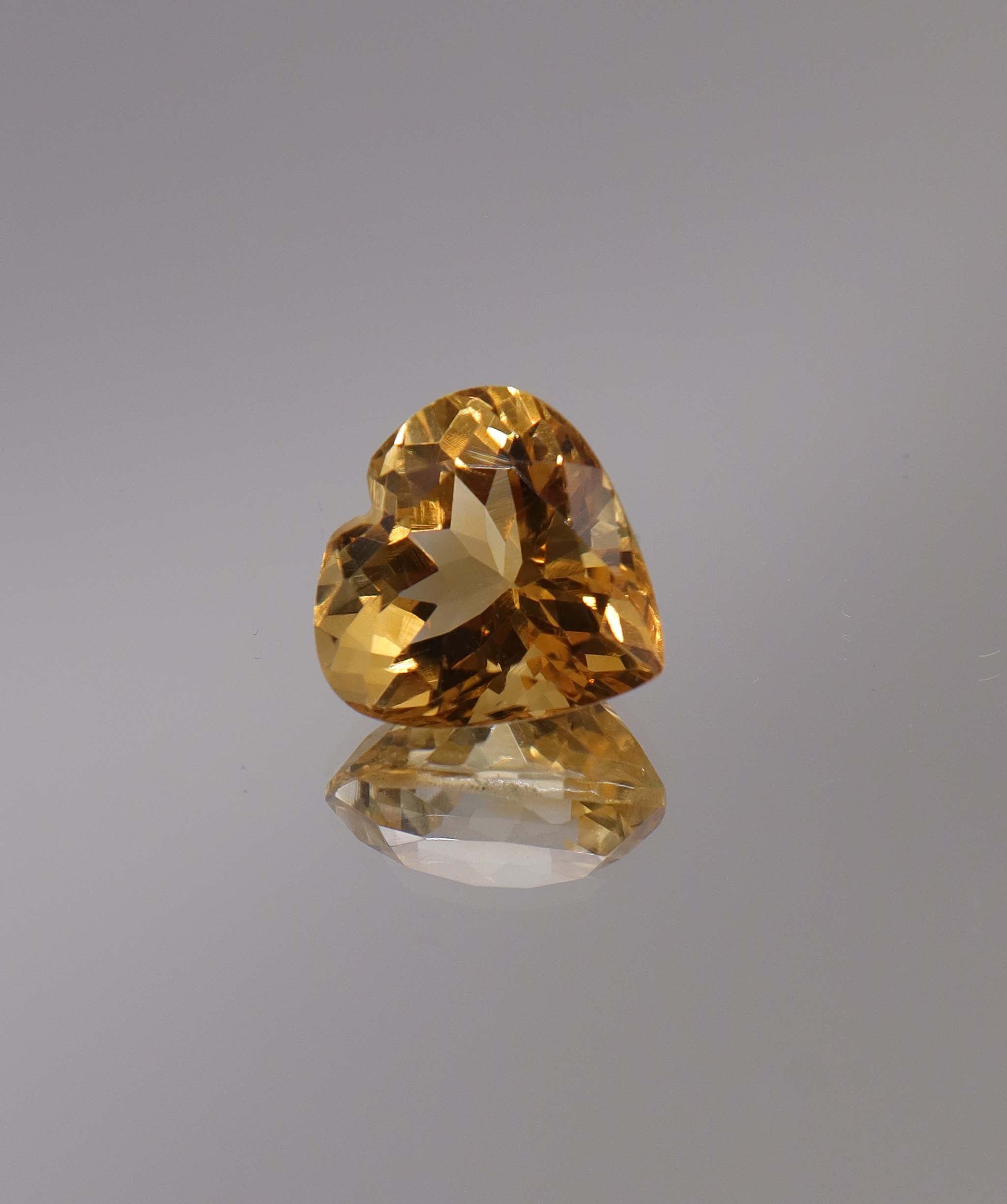 Luxury Promise 8.73ct Citrine Heart  DXBCS1272