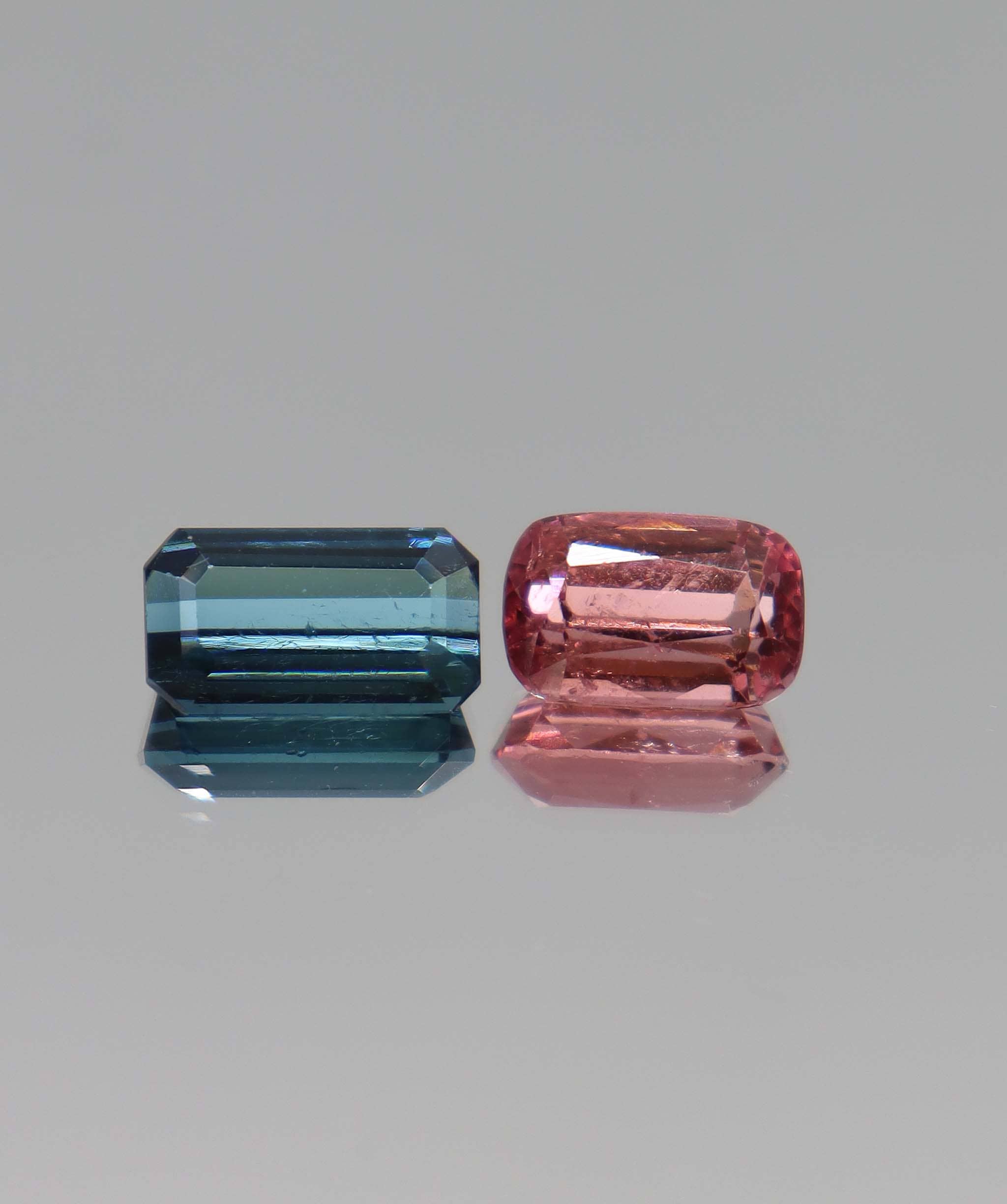 Luxury Promise 9.04ct Afghan Indigolite Tourmaline & Sunset Tourmaline DXBCS0313