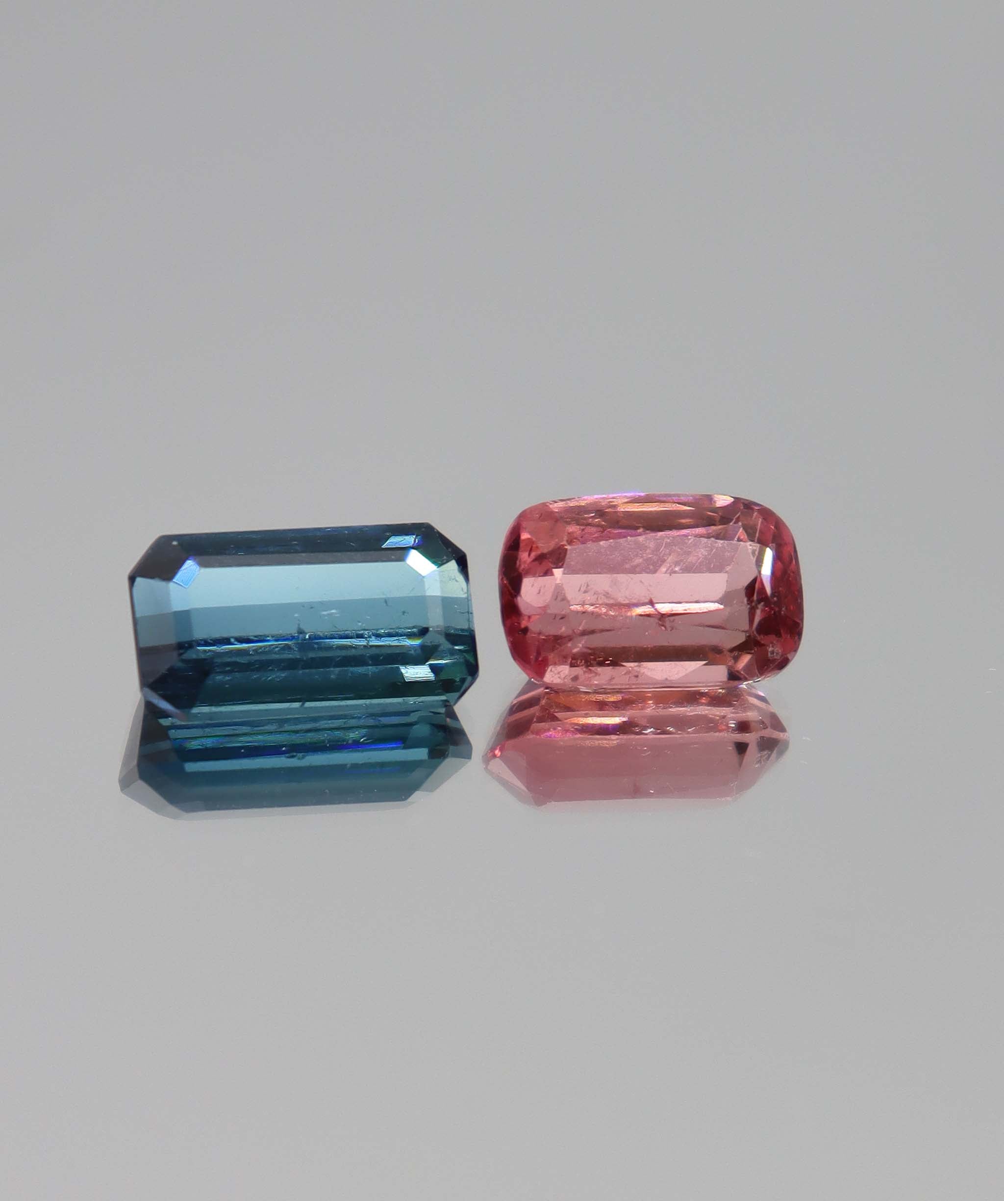 Luxury Promise 9.04ct Afghan Indigolite Tourmaline & Sunset Tourmaline DXBCS0313
