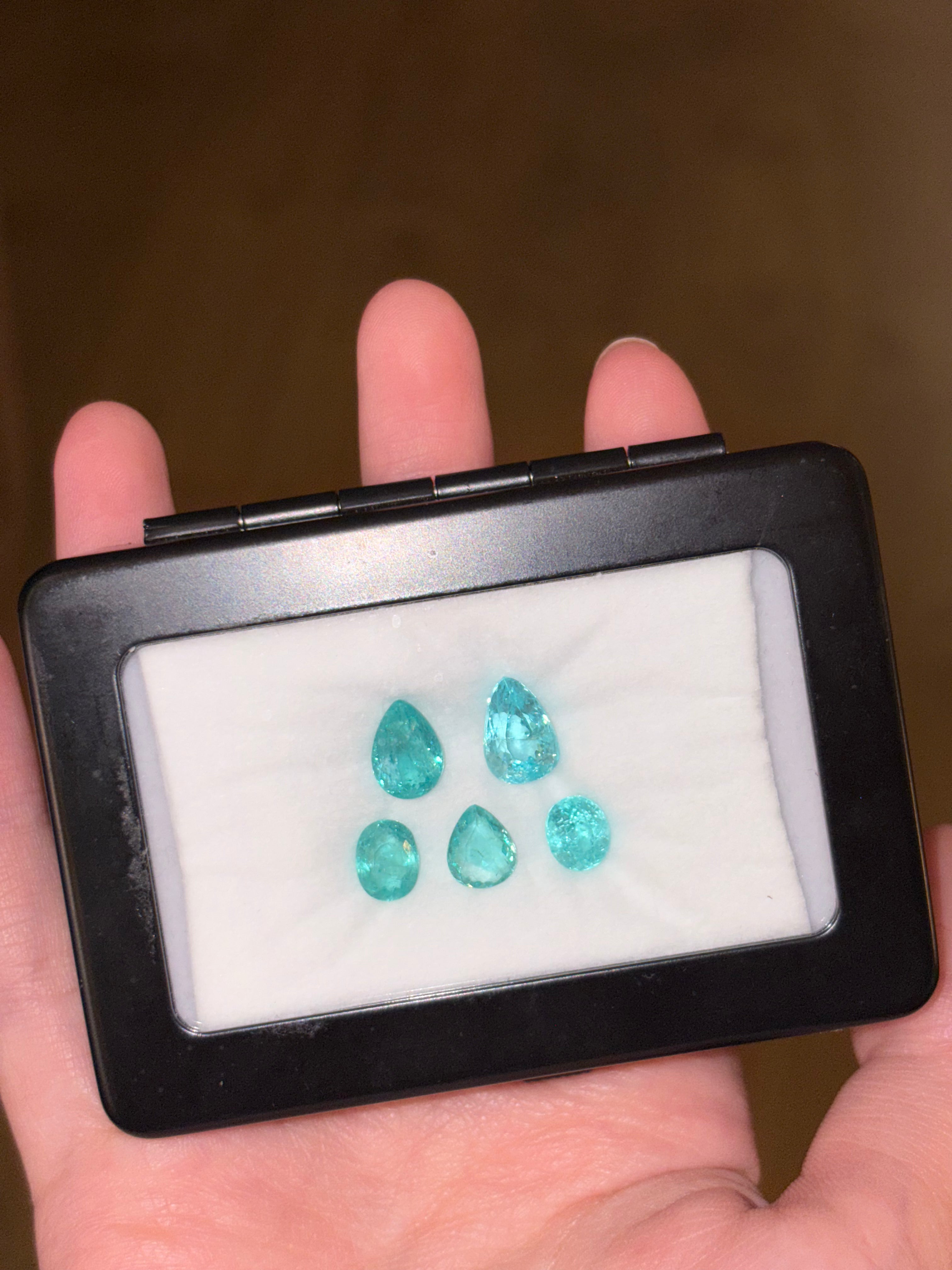 Luxury Promise 9.21ct Paraiba Lot DXBCD0381