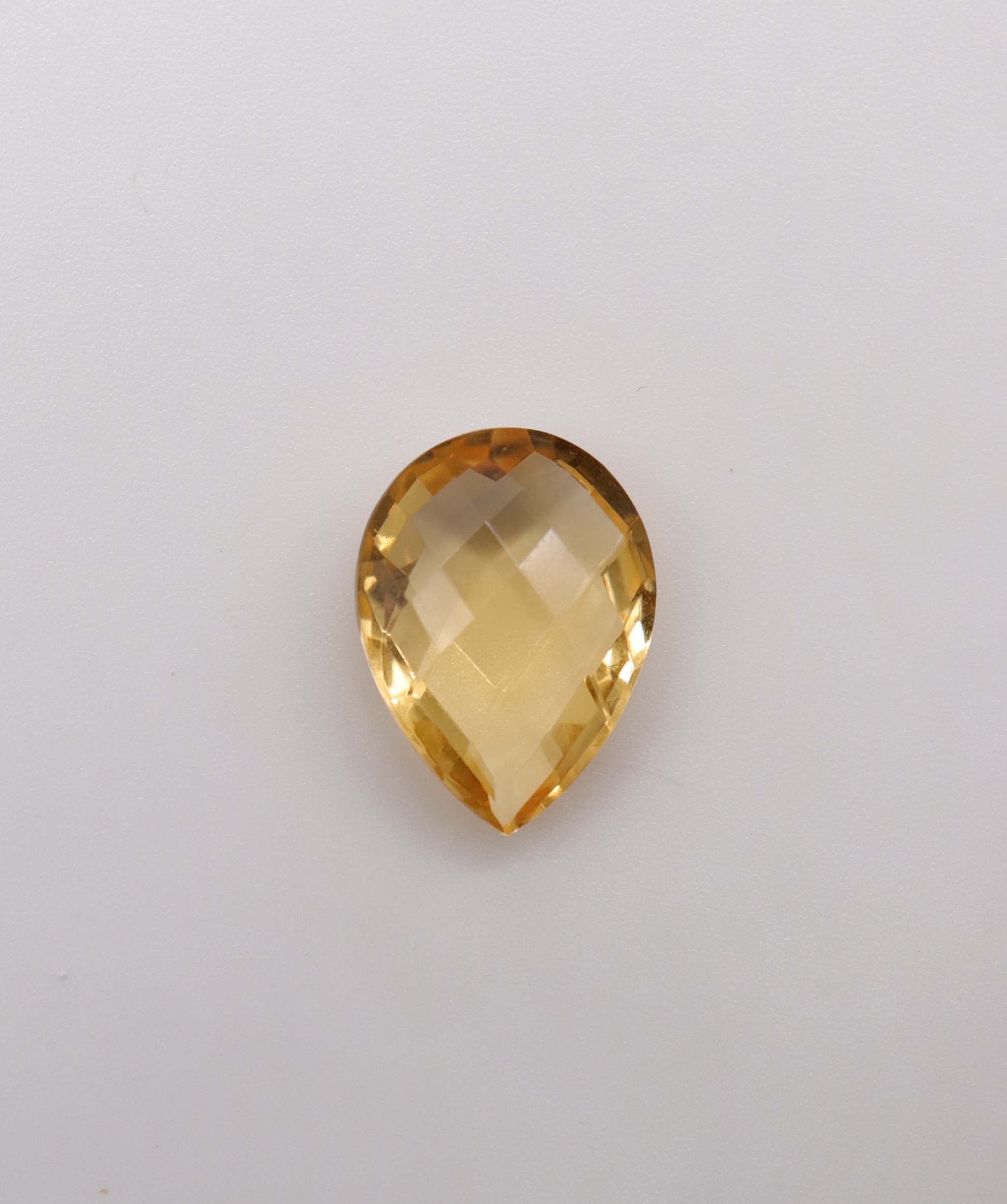 Luxury Promise 9.25ct Rose Cut Citrine Pear DXBCS2891