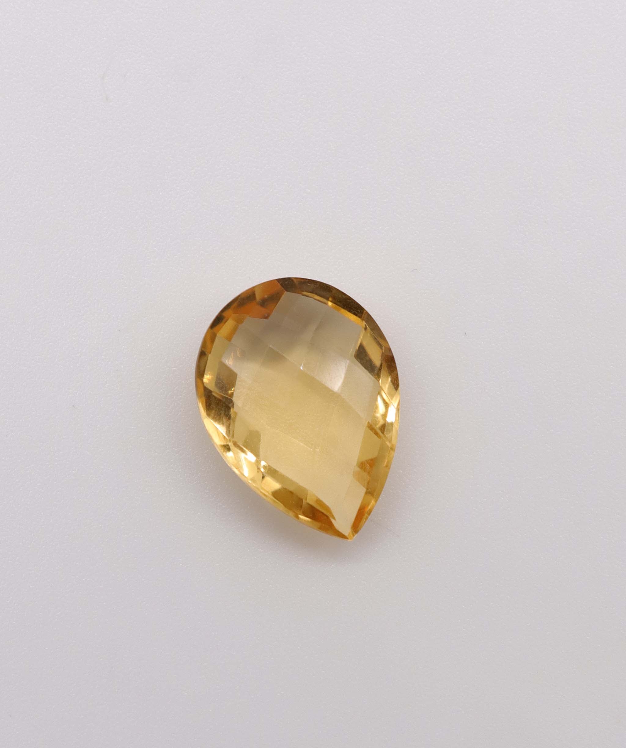 Luxury Promise 9.25ct Rose Cut Citrine Pear DXBCS2891