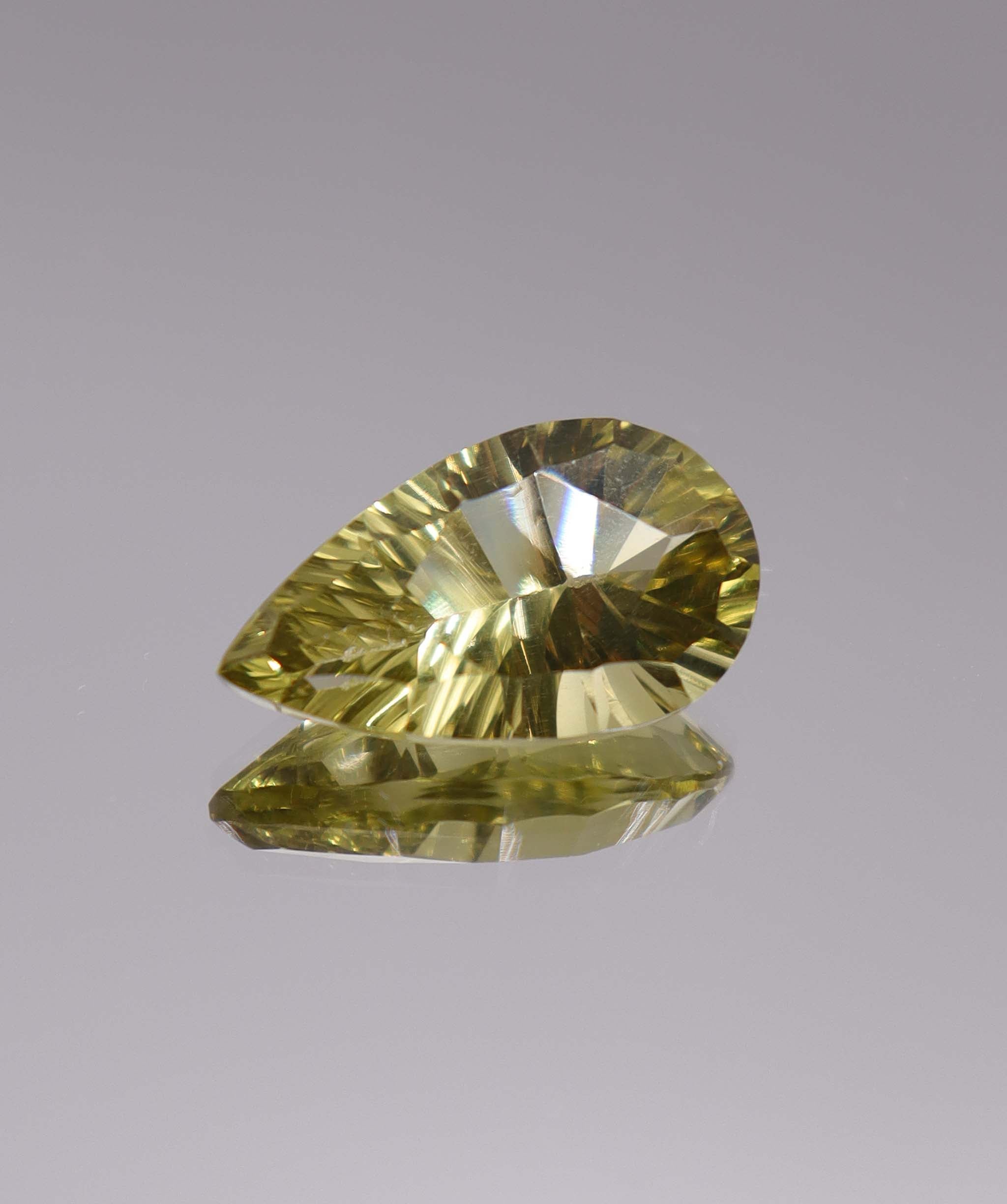 Luxury Promise 9.87ct Lemon Quartz Fantasy Pear DXBCS3263