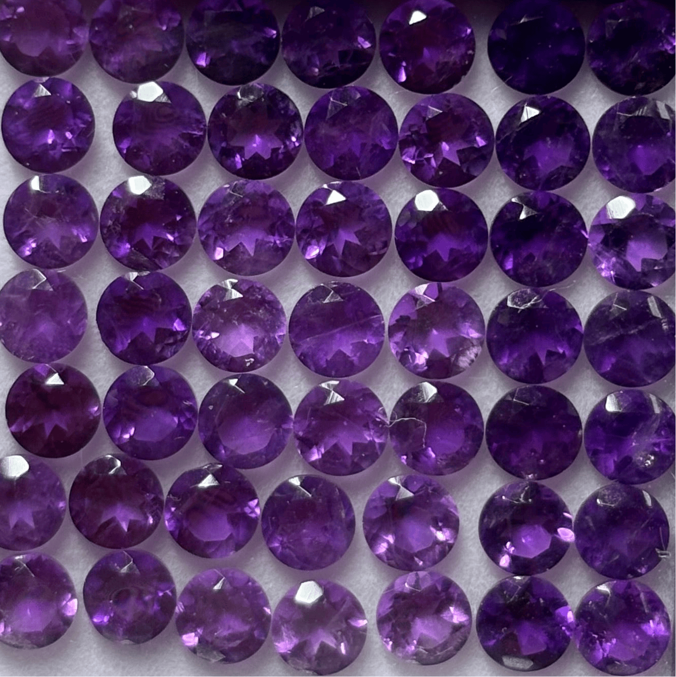 Luxury Promise Amethyst 11.90 carats op Set 3 DXBS5235