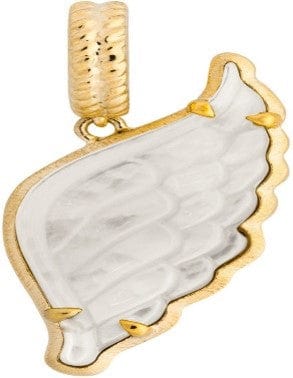 Luxury Promise AngelOfMine 2.0
3.66 grams of 18K Gold- Hand Carved Mother of Pearl
 ASC5458