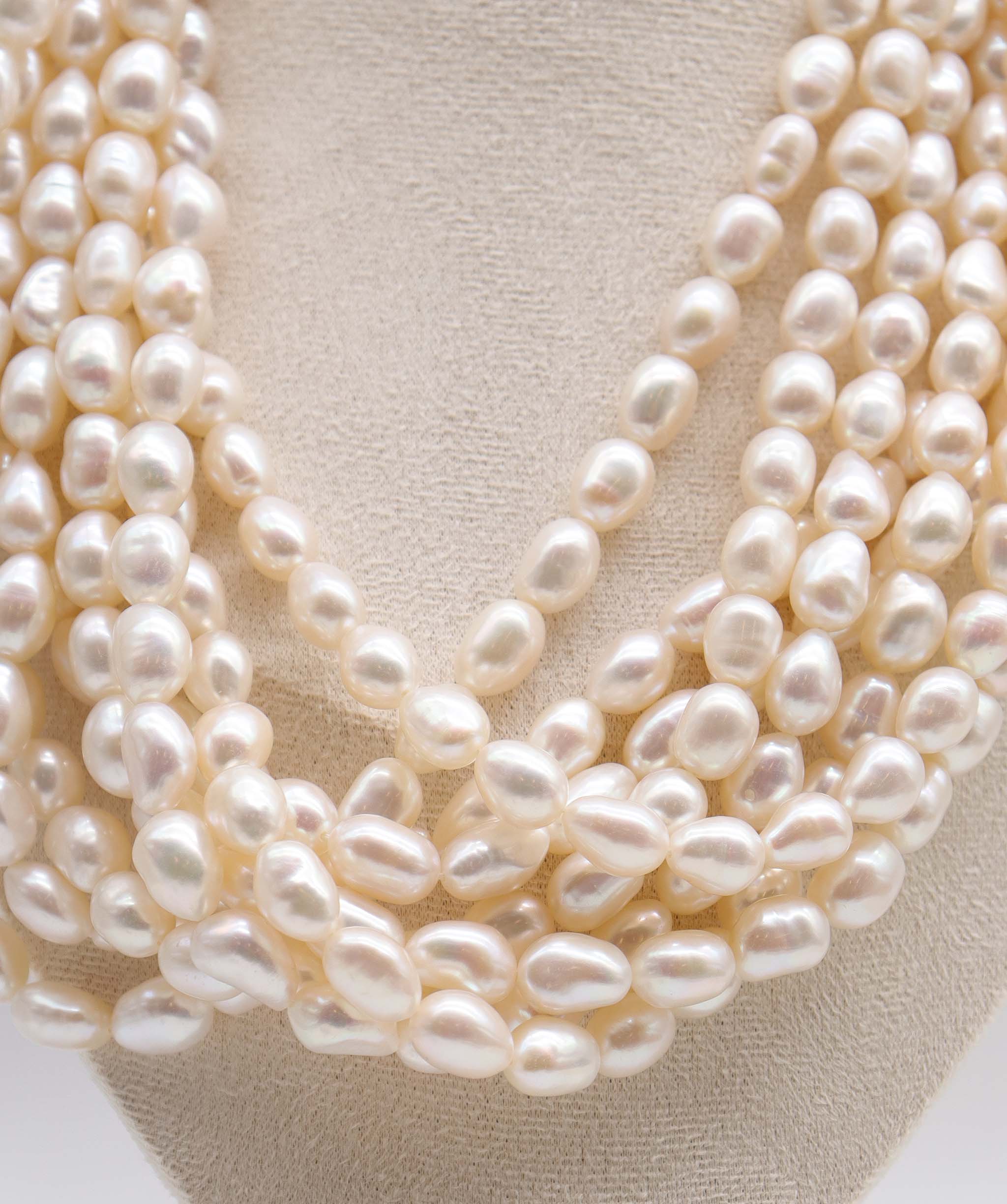 Luxury Promise Baroque White Pearls DXBCS3365