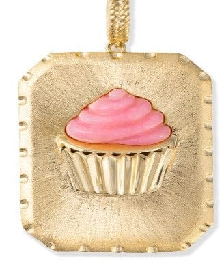 Luxury Promise BerryButtercreamSprinkles
8.27 grams of 18K Gold- Hand Carved Pink Opal
3D Gold Wrapper
 ASC5456