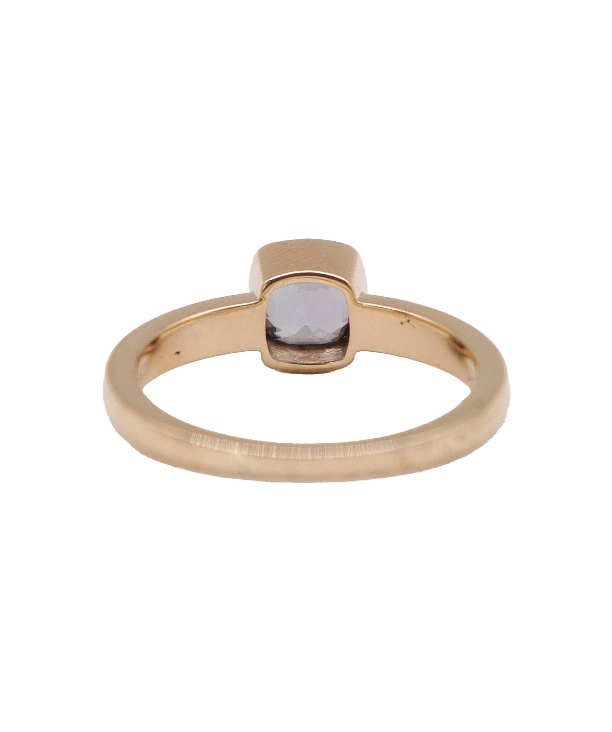 Luxury Promise bezel yg ring 1.23cts spinel us7 DXBD0284