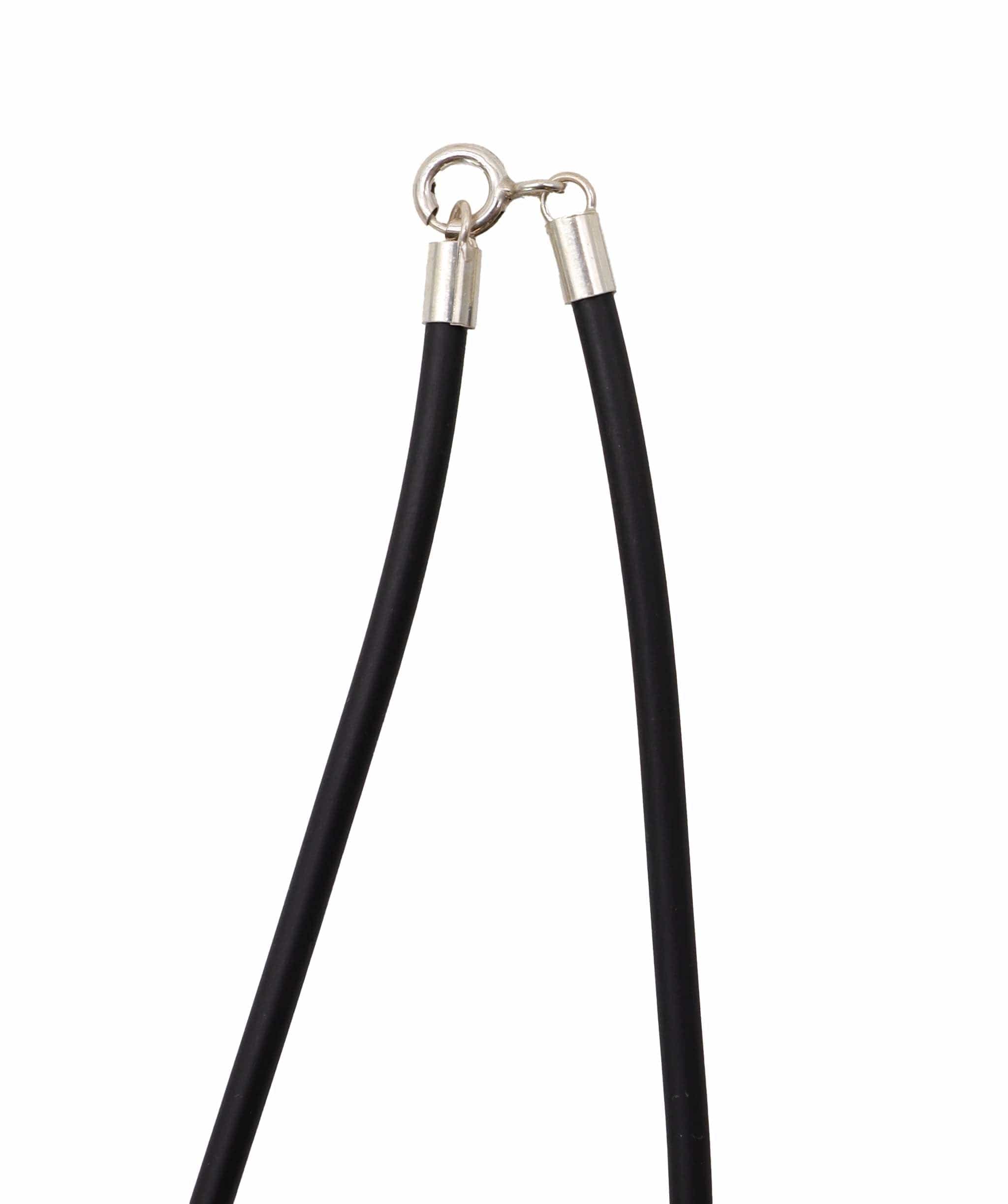 Luxury Promise Black rubber leather cord  DXBD0183