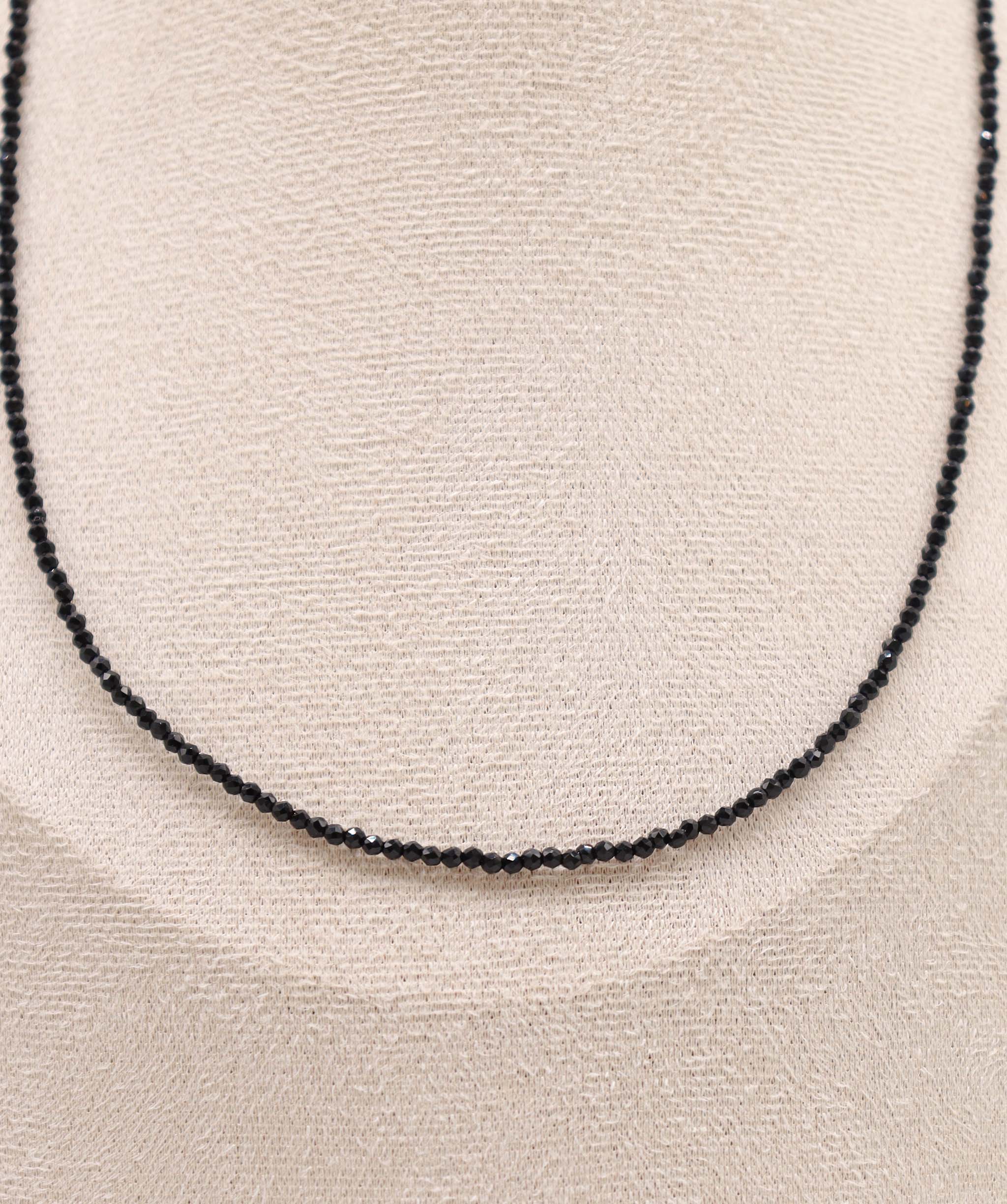 Luxury Promise Black spinel necklace RDC0683