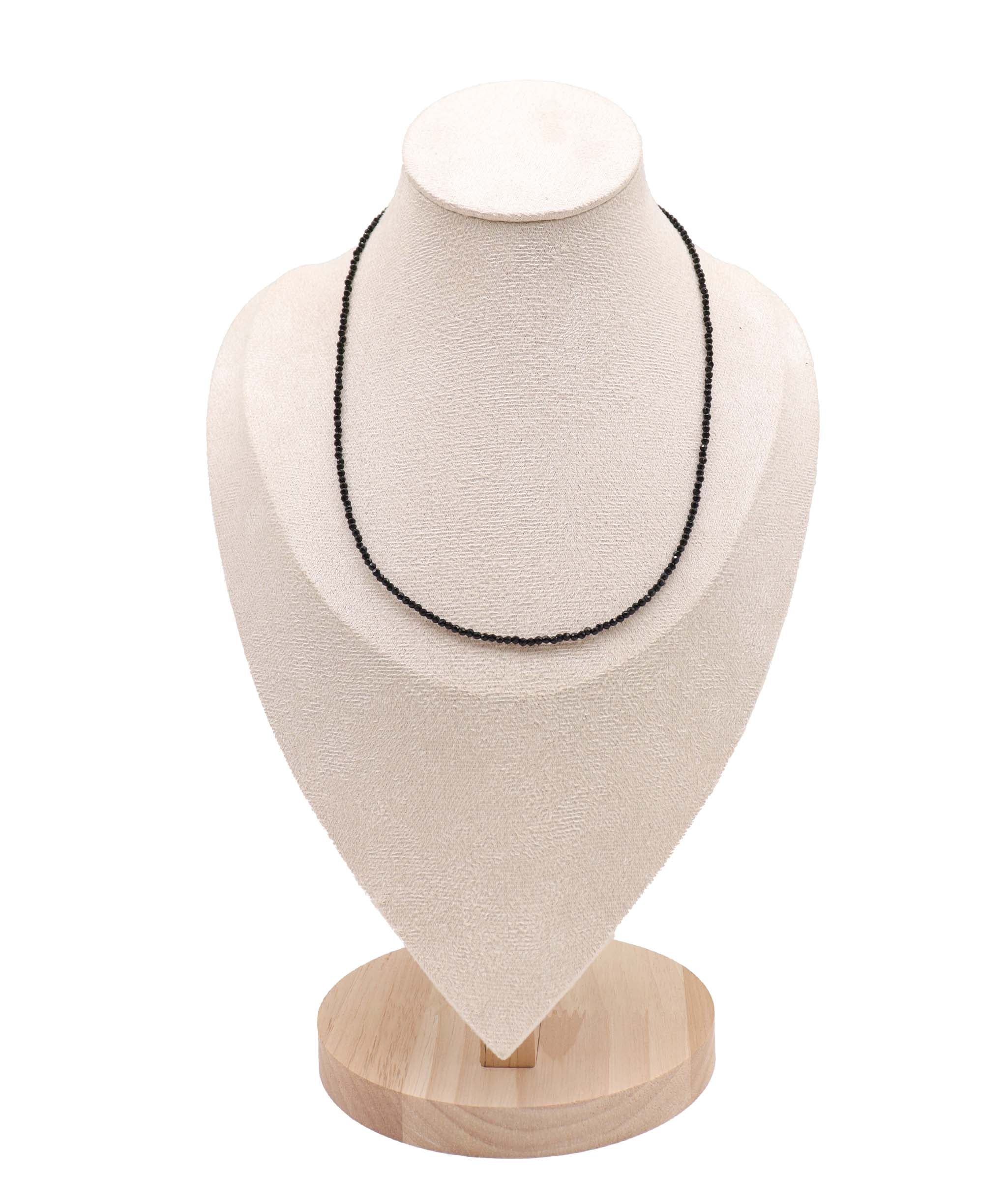 Luxury Promise Black spinel necklace RDC0683