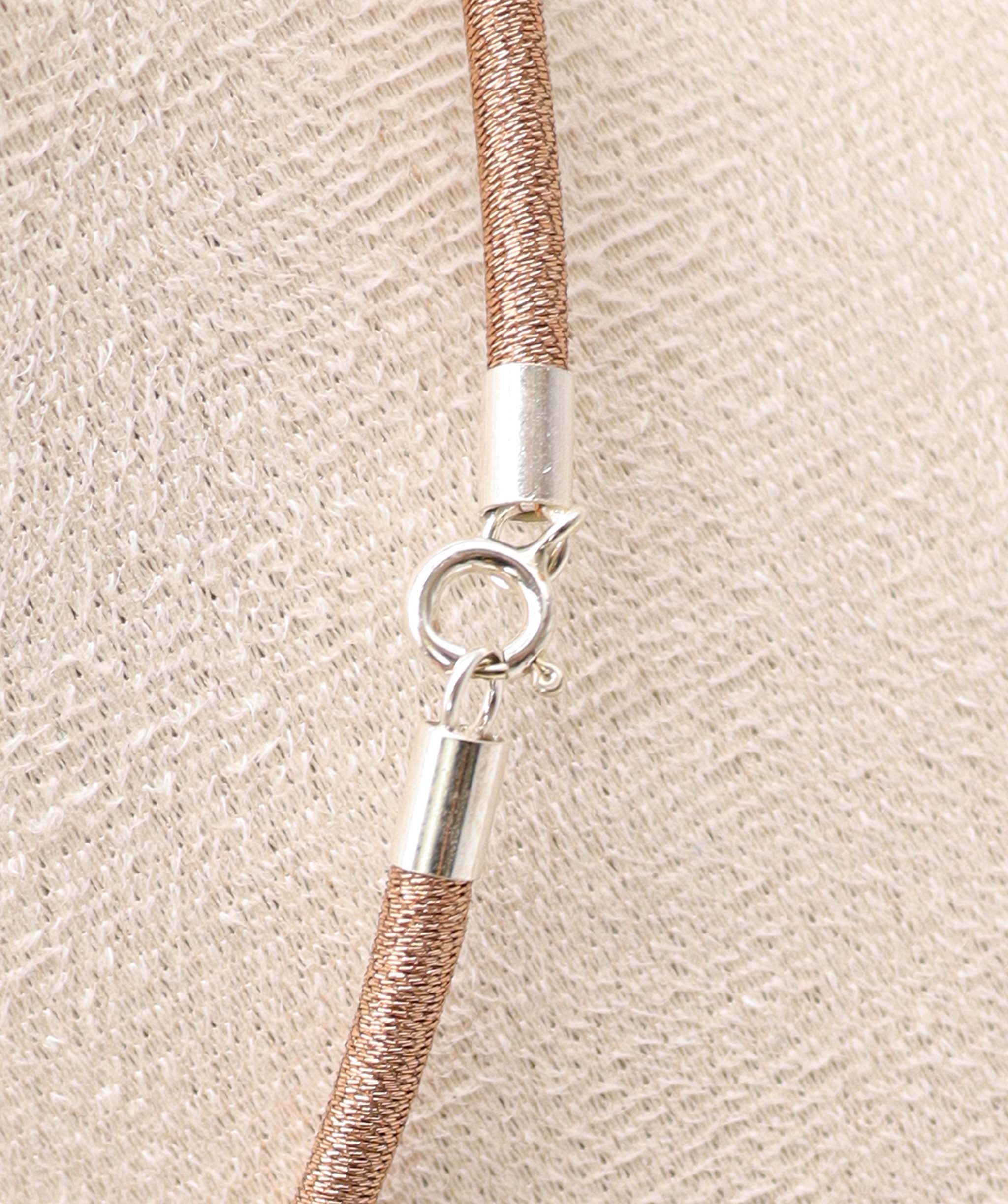 Luxury Promise Bronze cord made of Japanese Silk DXBD0180