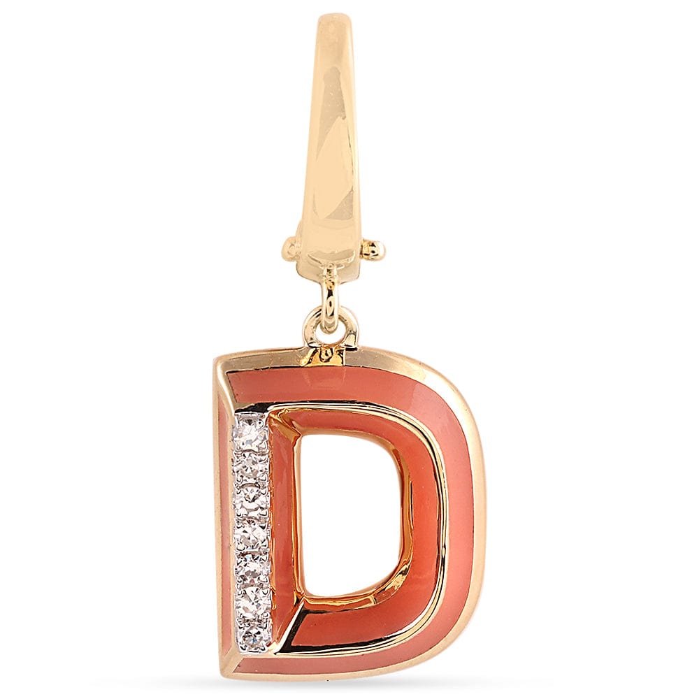 Luxury Promise Ceramic Alphabet charm RDCH0031SC-D RDCH0031SC-D