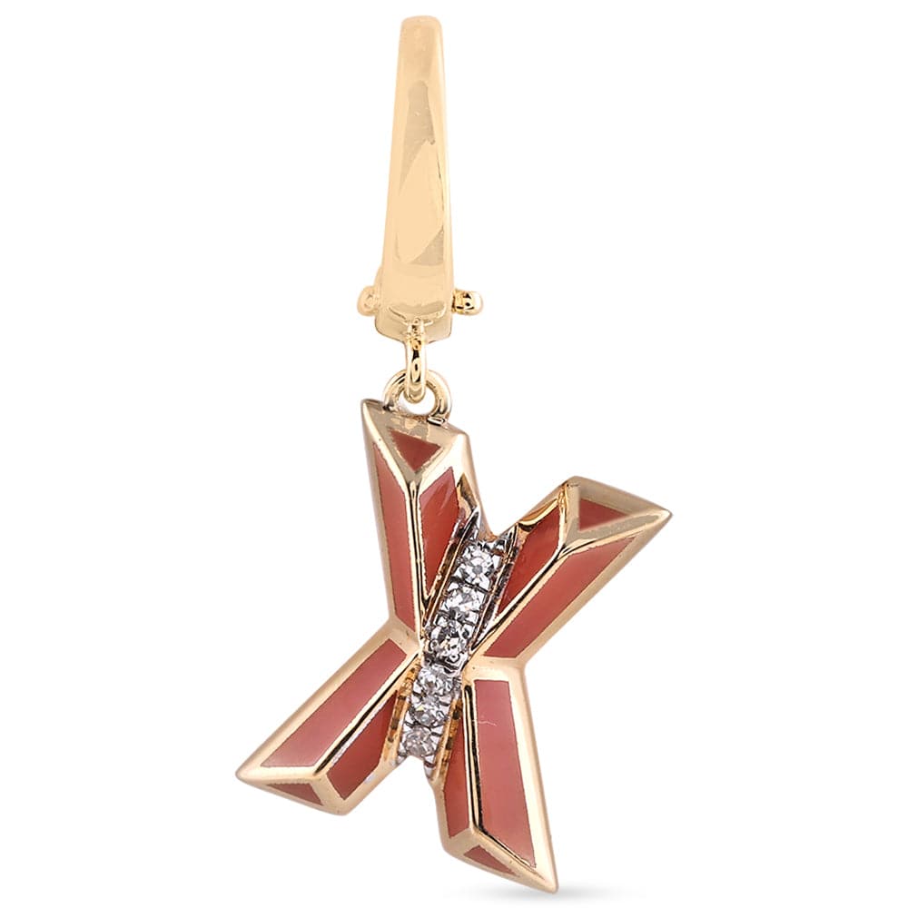 Luxury Promise Ceramic Alphabet charm RDCH0031SC-X RDCH0031SC-X