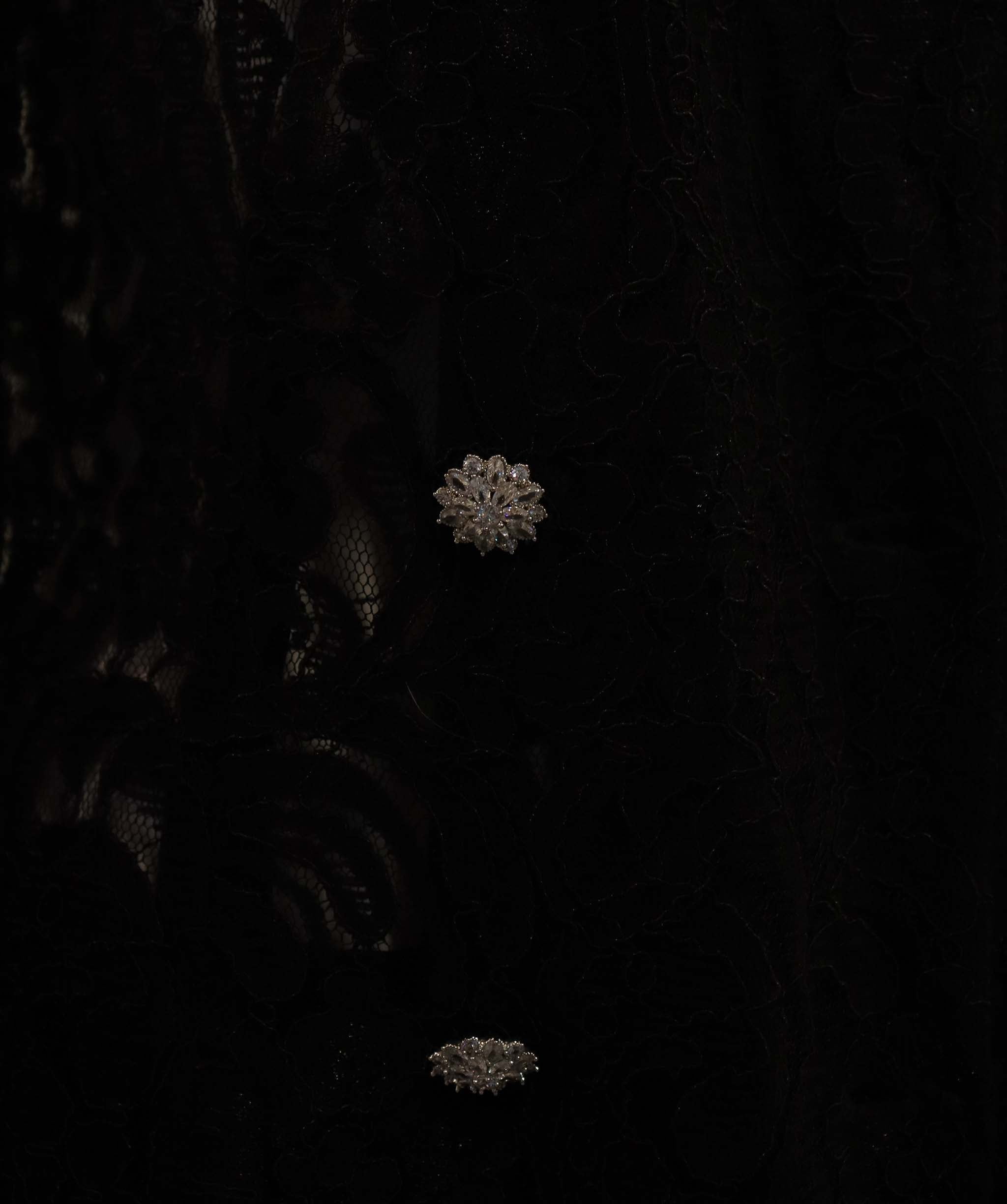 Luxury Promise Charis and Diba Luxe Black Lace Ensemble Medium size DXBCS0741