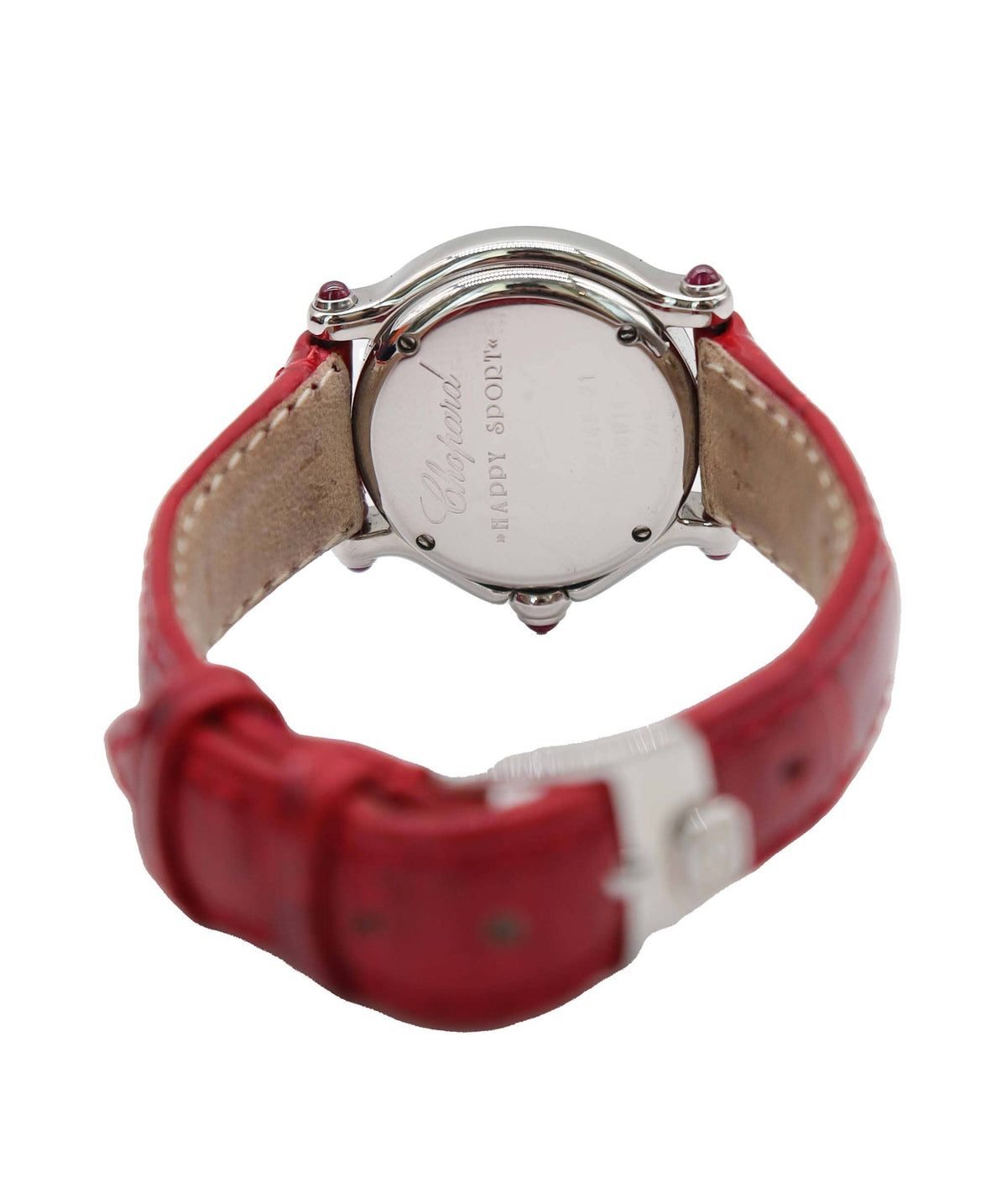 Luxury Promise Chopard Happy Sports Combi 27 8246 21 Women's Watch 5P Diamond White Gold Quartz Happy Sports Chopard DXBS6587